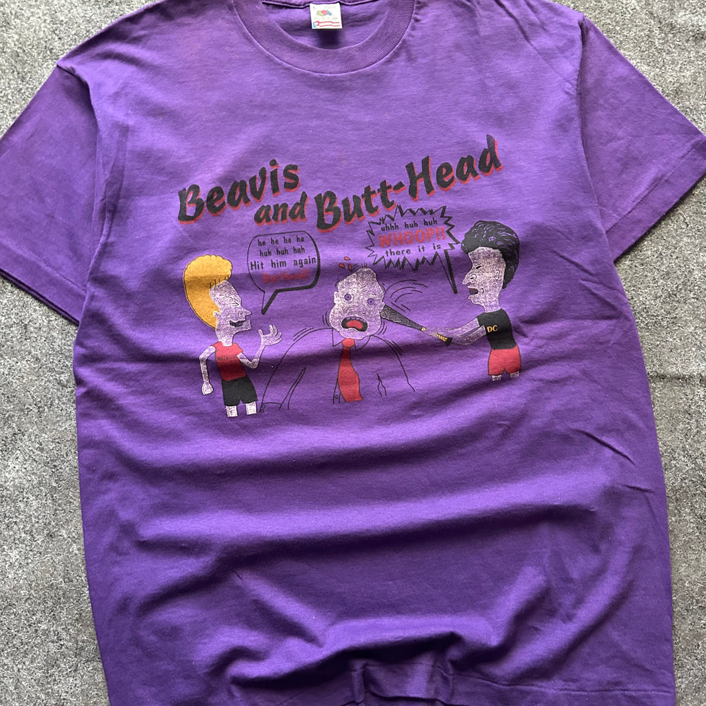 Vintage Beavis And Butthead Purple Promo T-shirt
