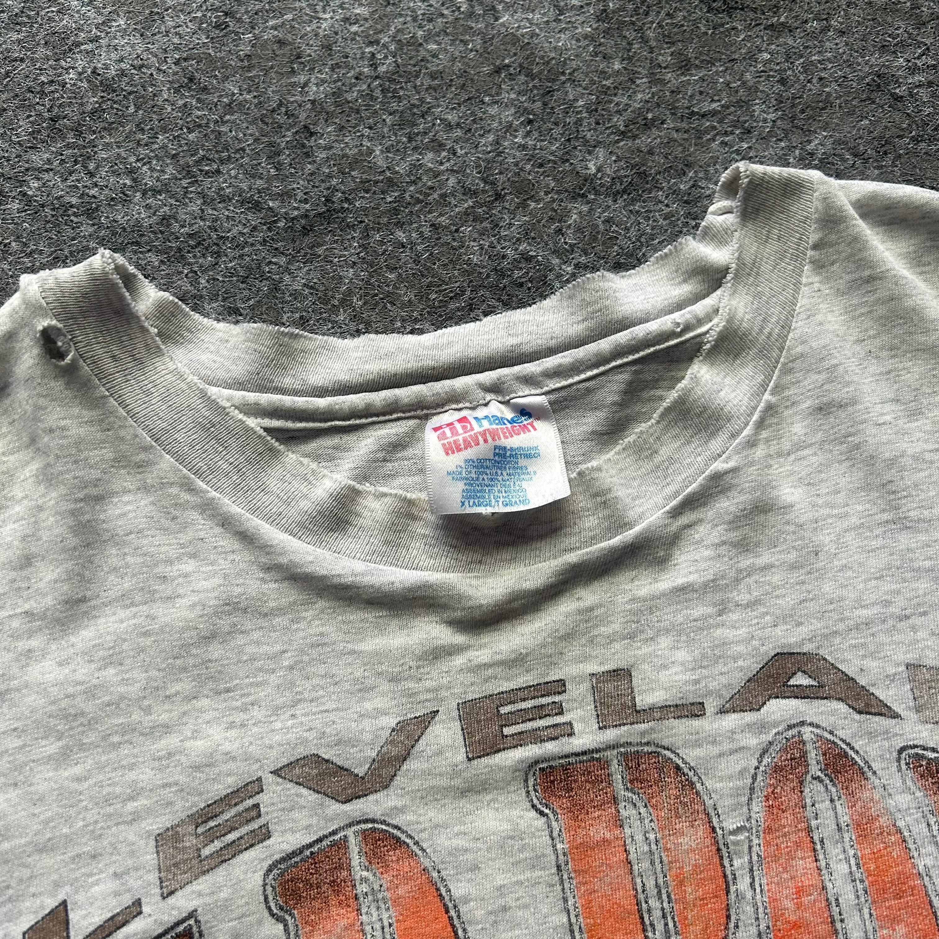 Vintage Distressed Cleveland Browns Bad Boys Caricature T-shirt