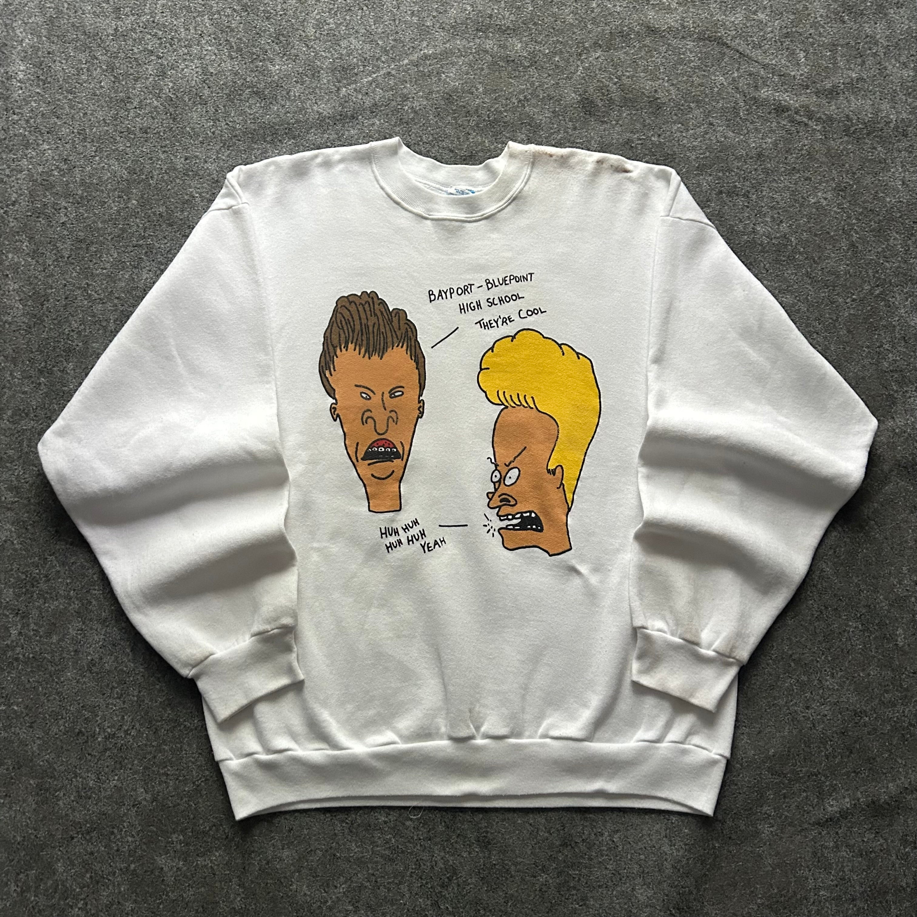 Vintage Beavis & Butthead Bluepoint High School Disney Crewneck
