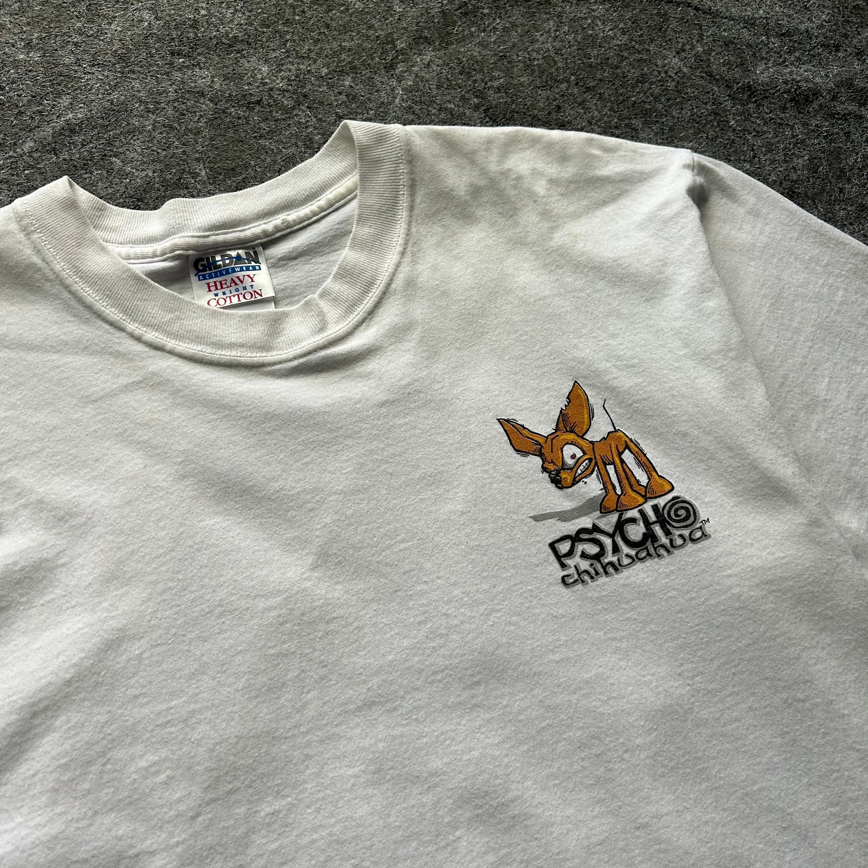 Vintage Adidas Psycho Chihuahua T-shirt
