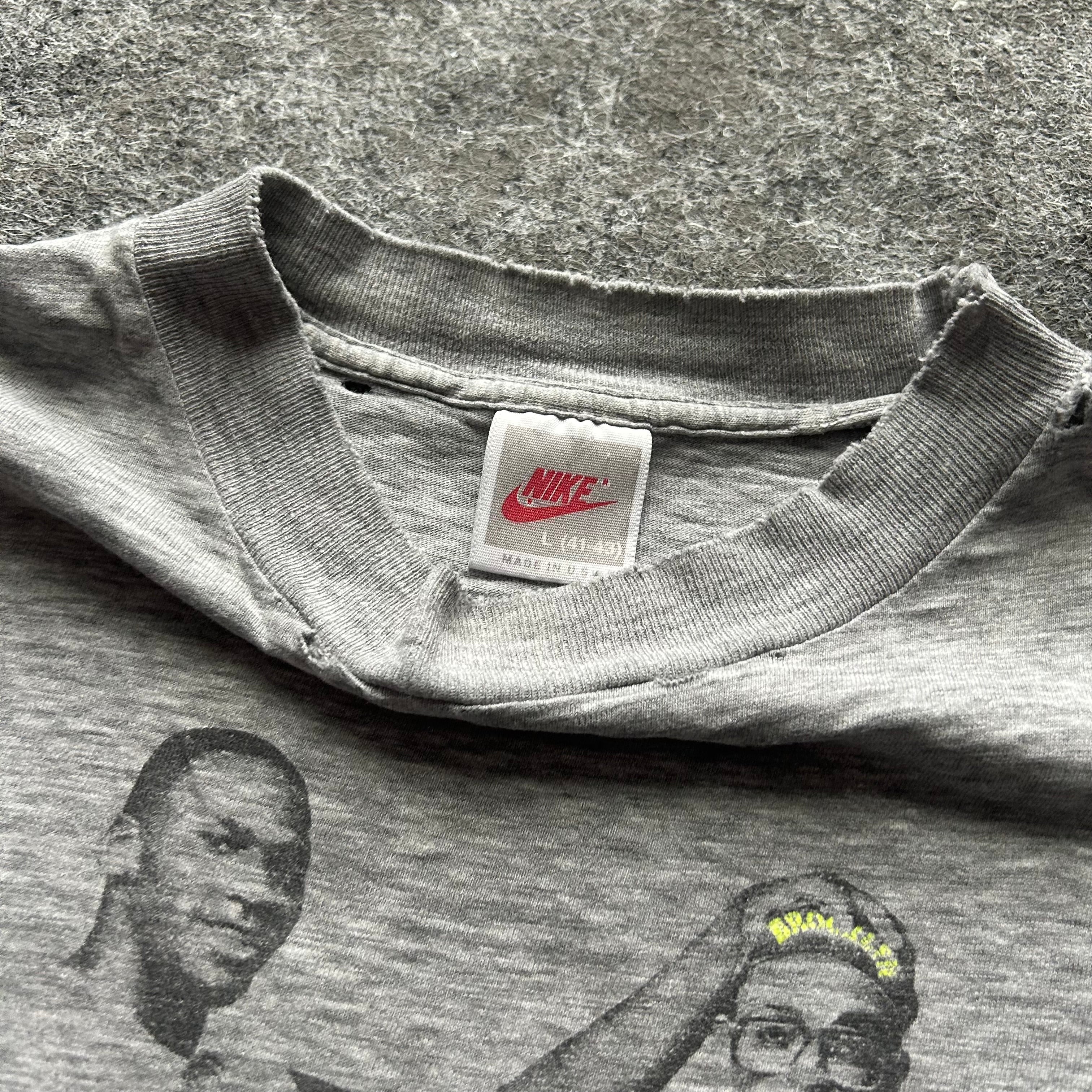 Vintage Thrashed Nike Micheal Jordan Spike Lee Long Sleeve Shirt