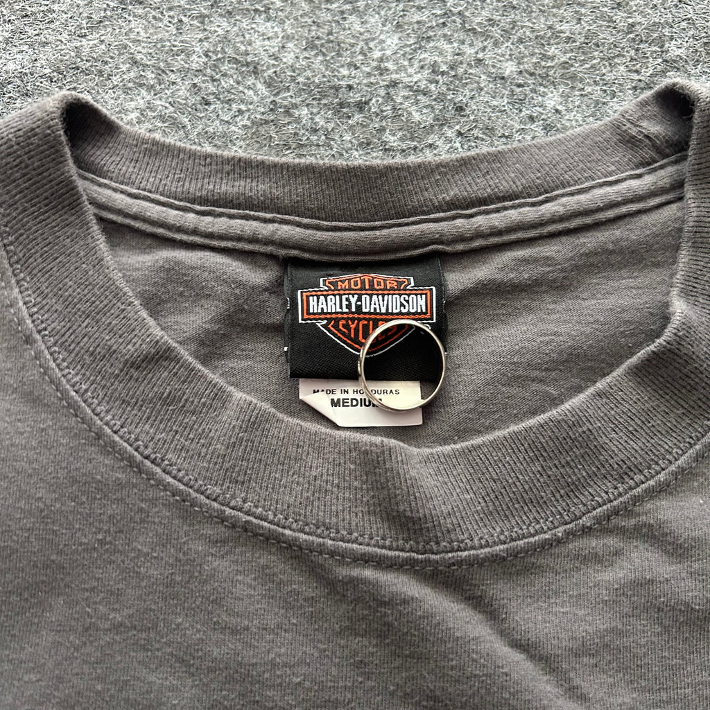 Vintage Harley Davidson American Original Long Sleeve Spell Out Shirt