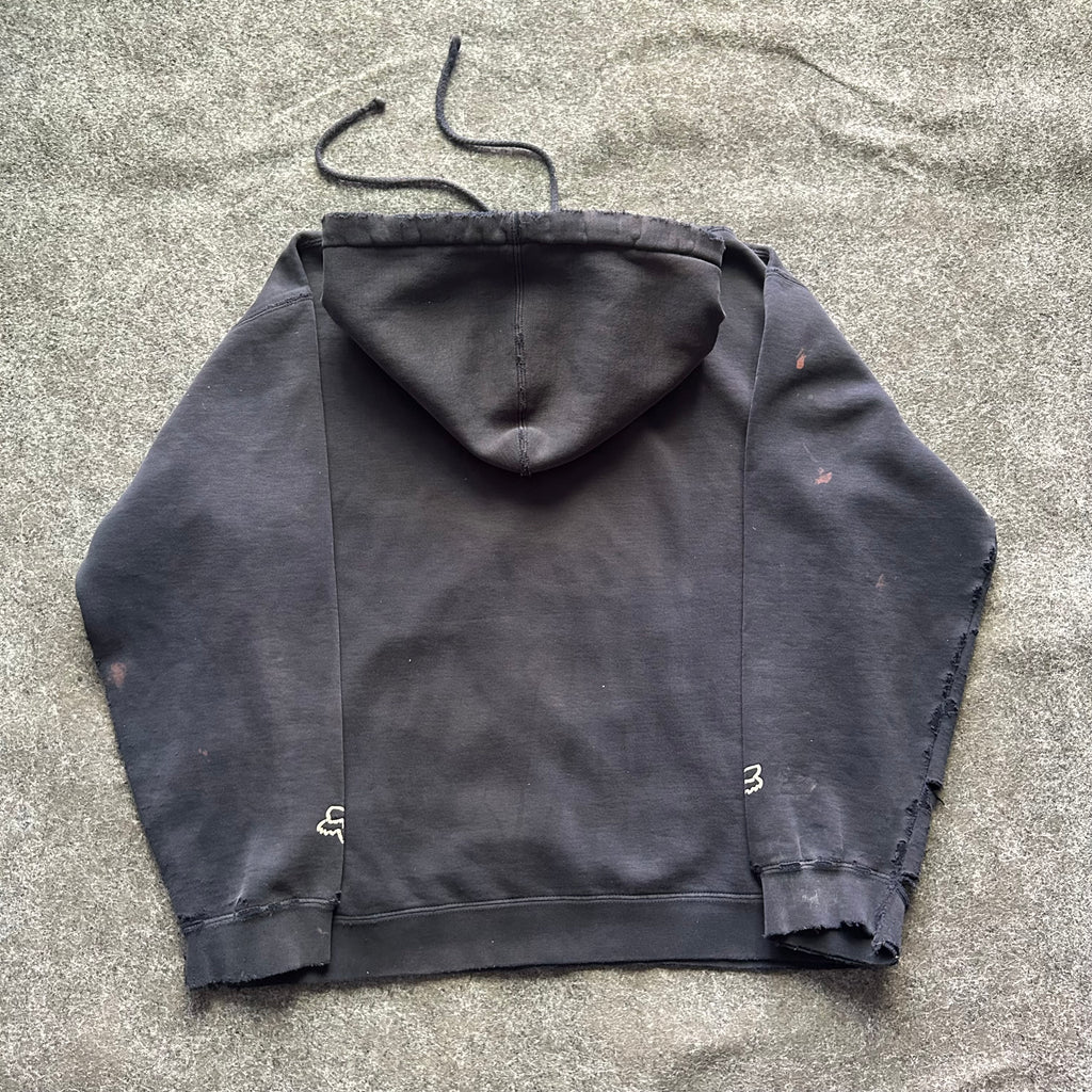 Vintage Thrashed Yamaha Fox Racing Hoodie