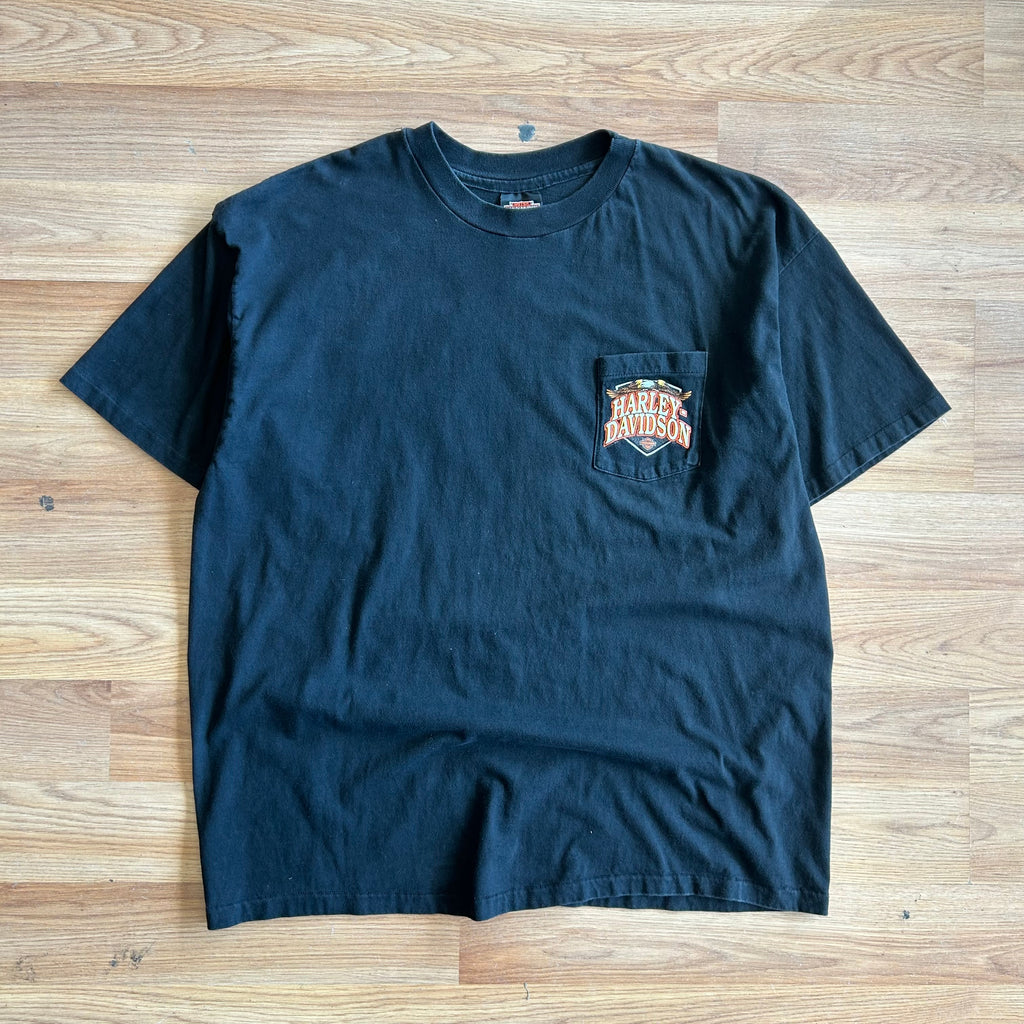 Vintage Harley Davidson Seattle Washington T-shirt - Size 2XL