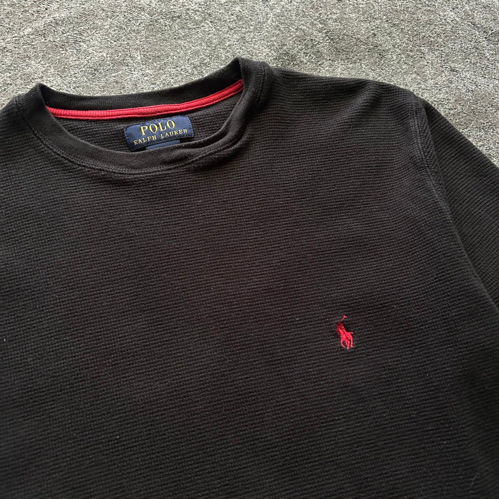 Vintage Polo Ralph Lauren Black Thermal