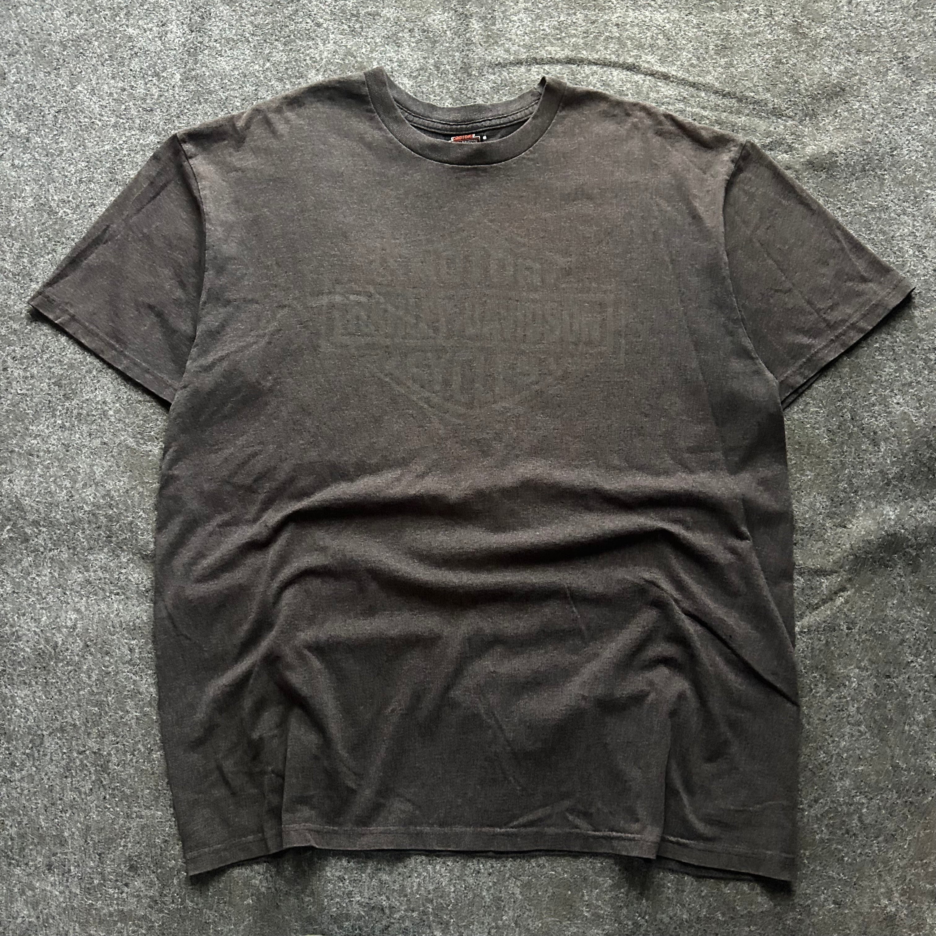 Vintage Harley Davidson Big Emblem Grey T-shirt