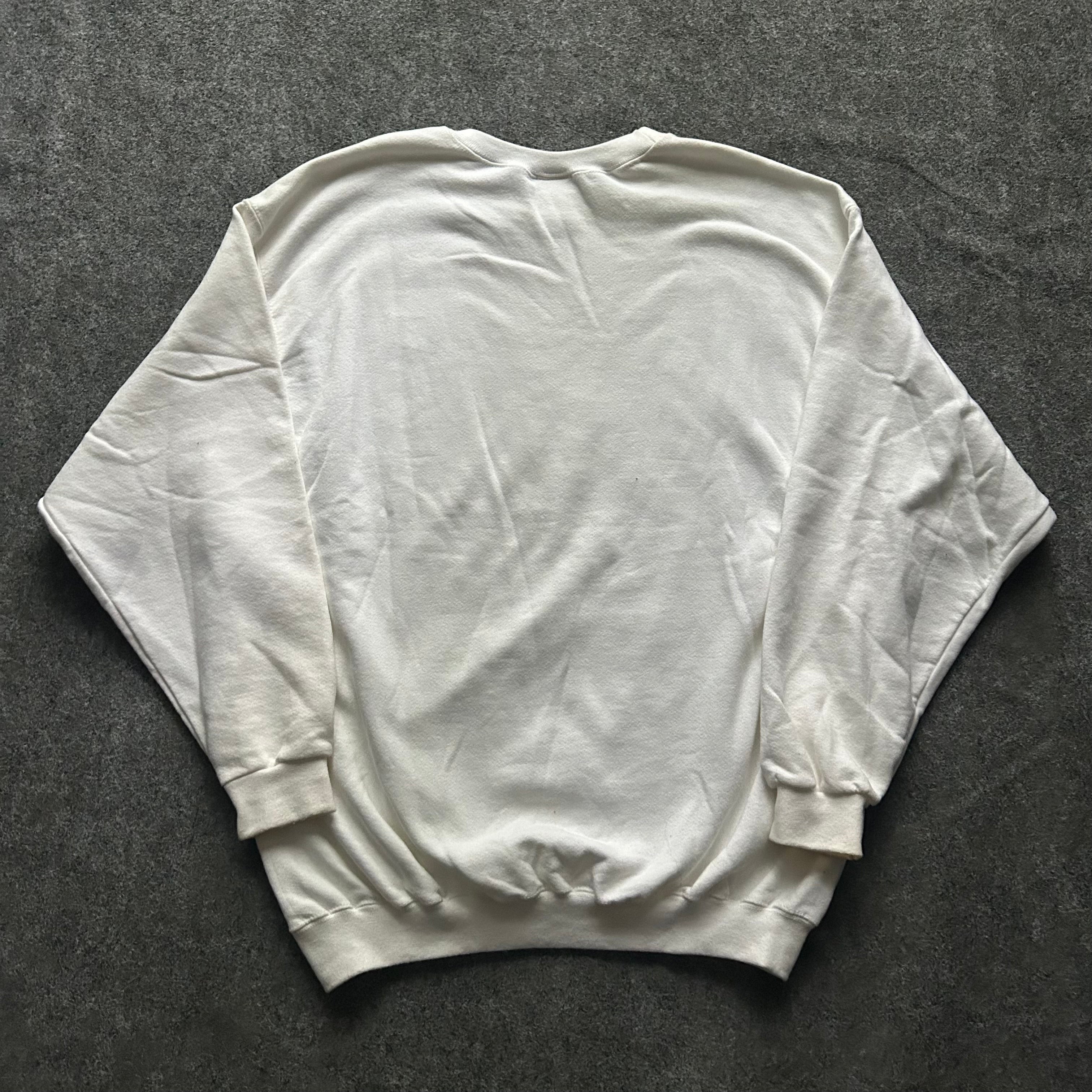Vintage Nike Swoosh White Crewneck