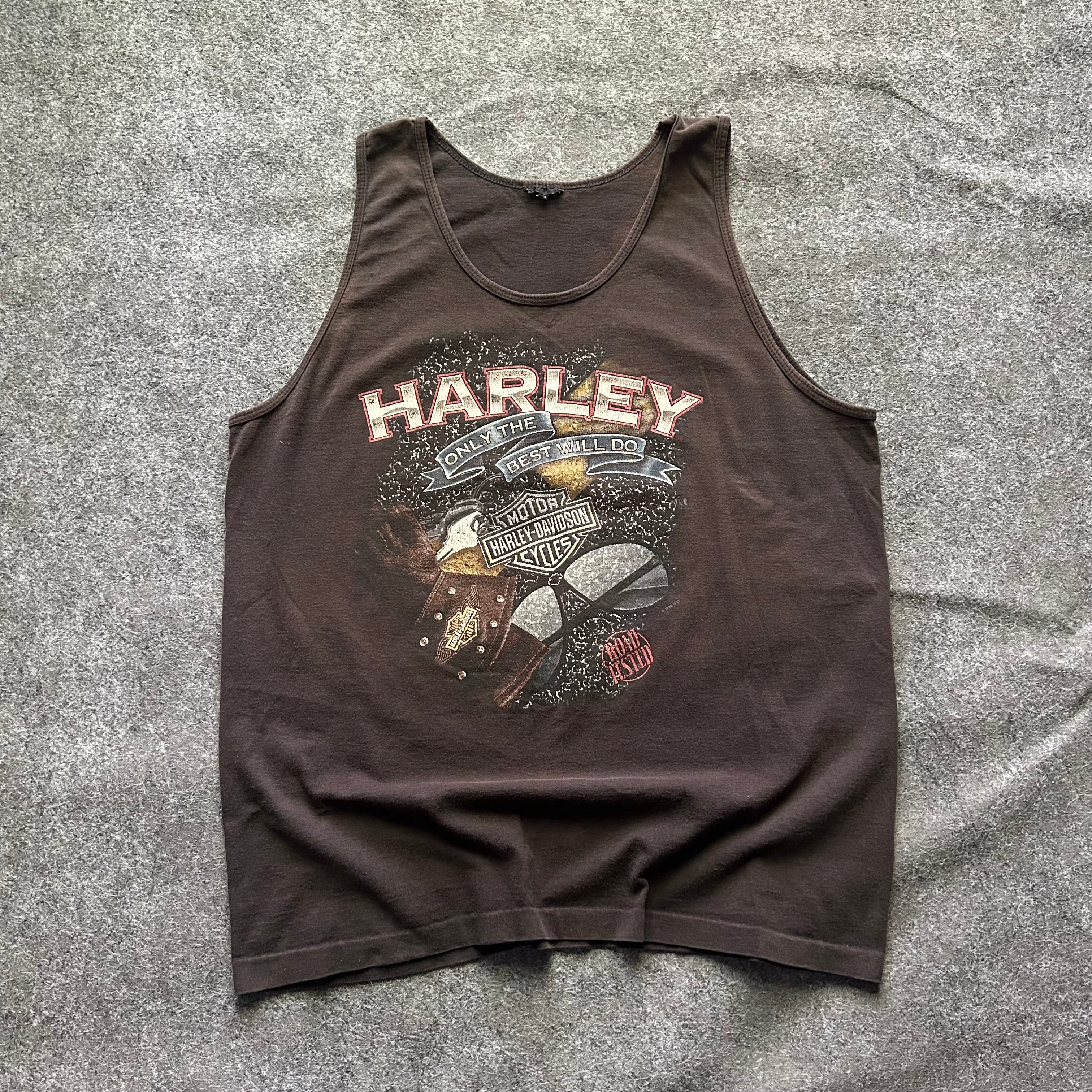 Vintage Harley Davidson Graphic Tank Top