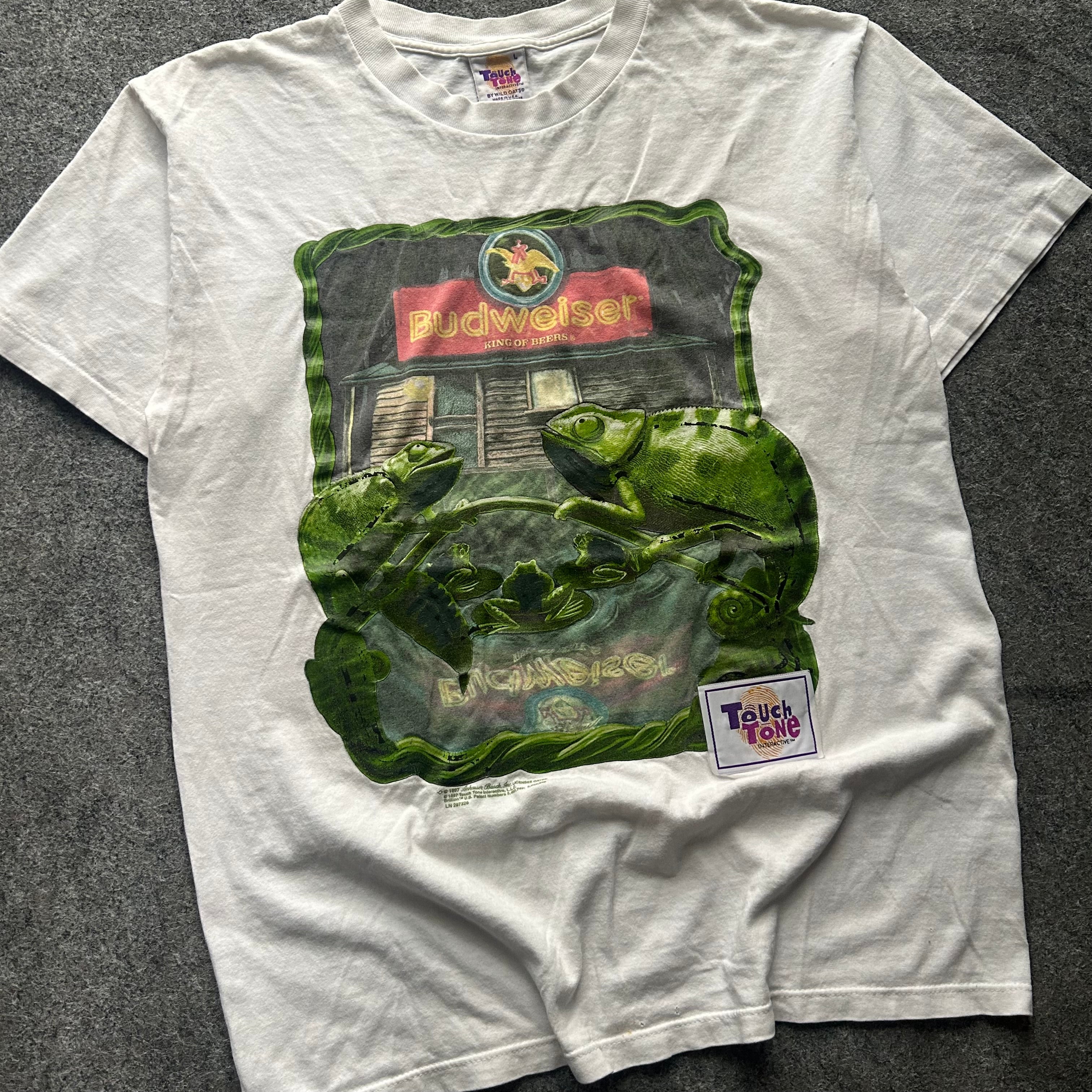 Vintage Budweiser Chameleon Touch Tone T-shirt