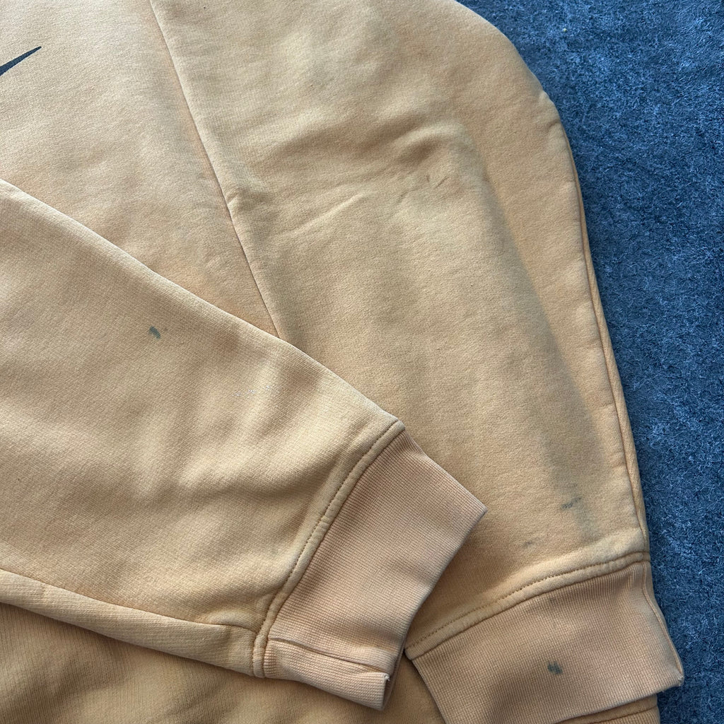 Vintage Nike Y2K Yellow Faded Crewneck
