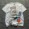 Brand New Vintage Georgetown Hoyas Break Through Shatter T-shirt