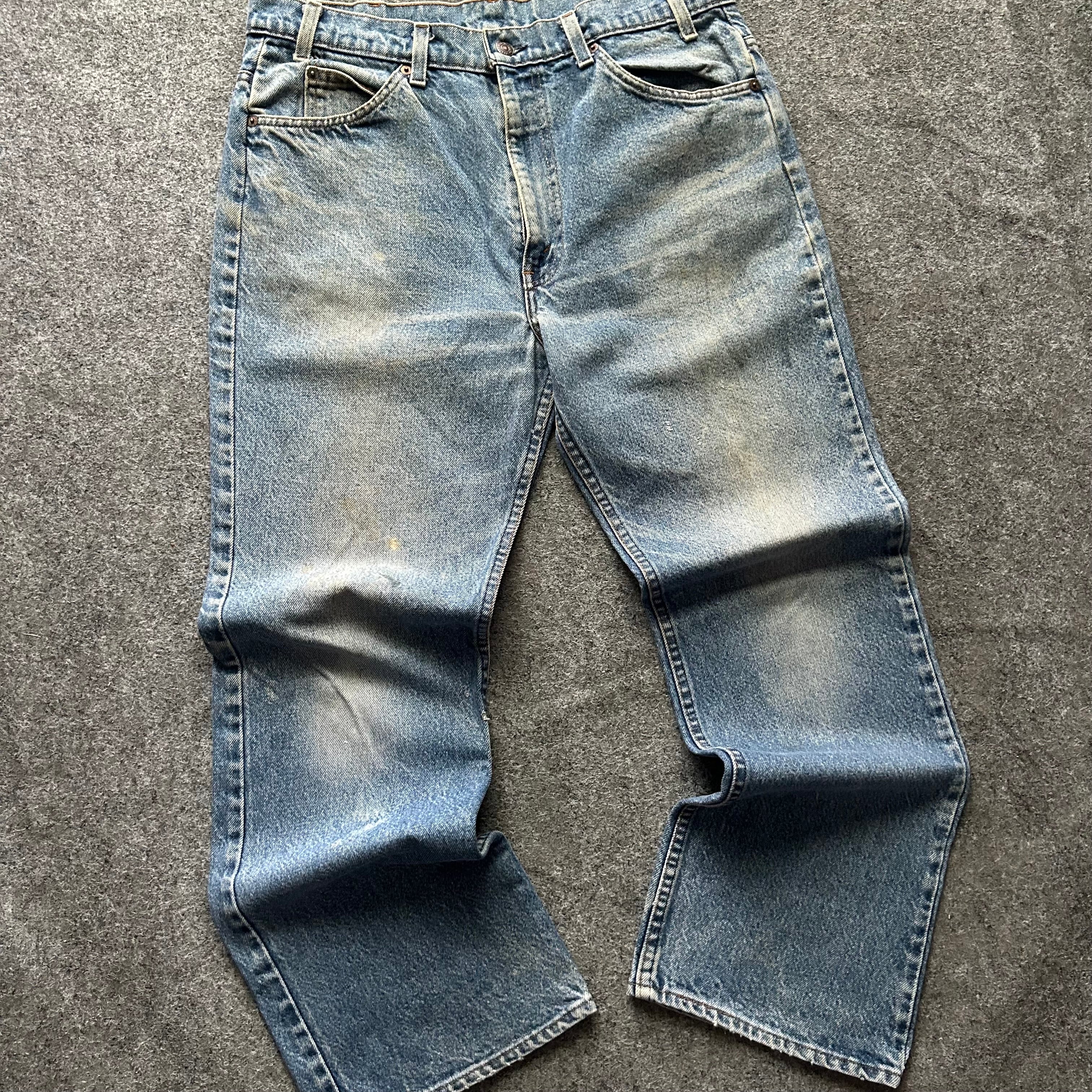 Vintage Faded Blue Levi’s Orange Tab Jeans