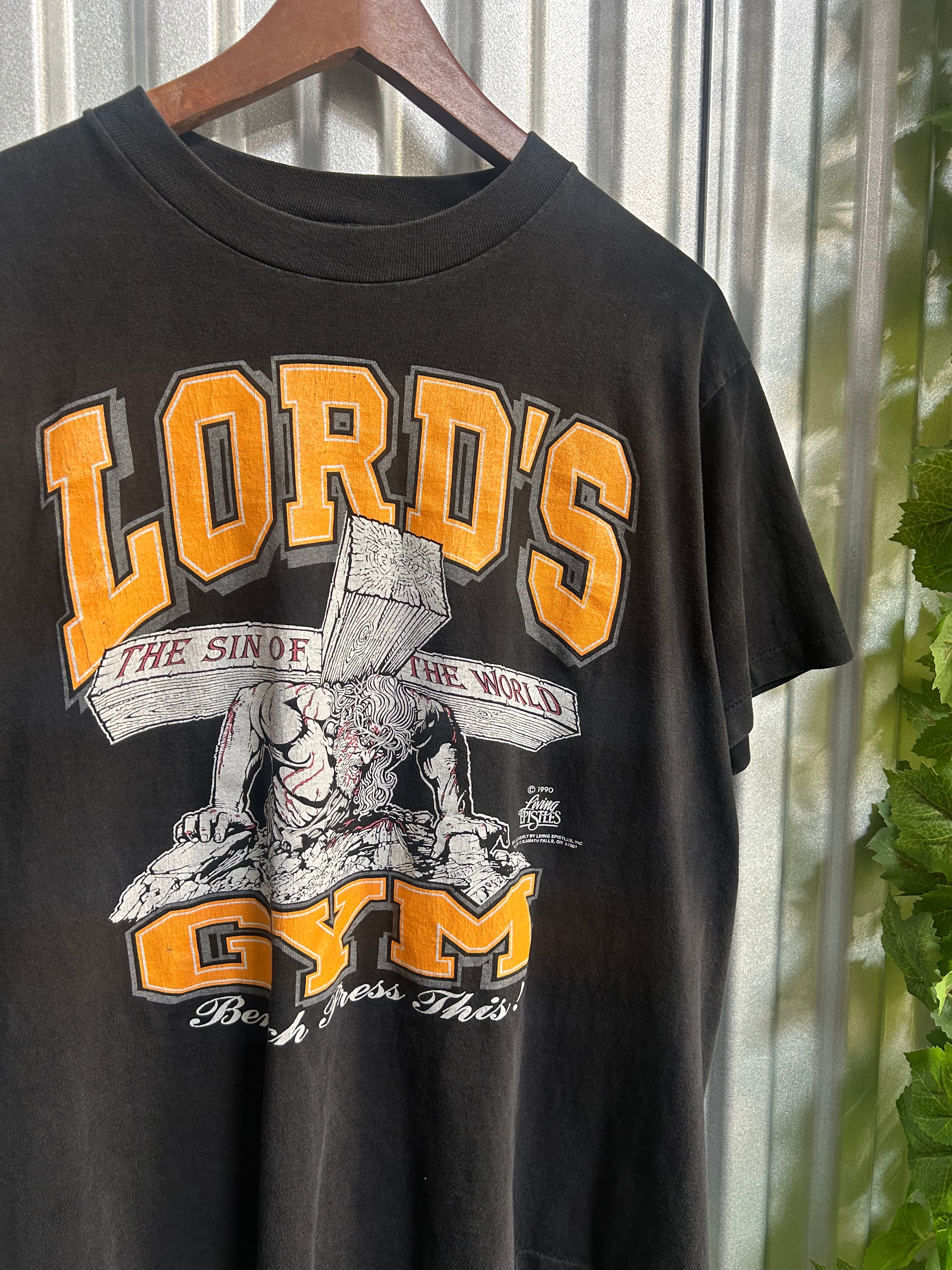 Vintage Lords Gym His Pain Your Gain T-shirt - Size Large