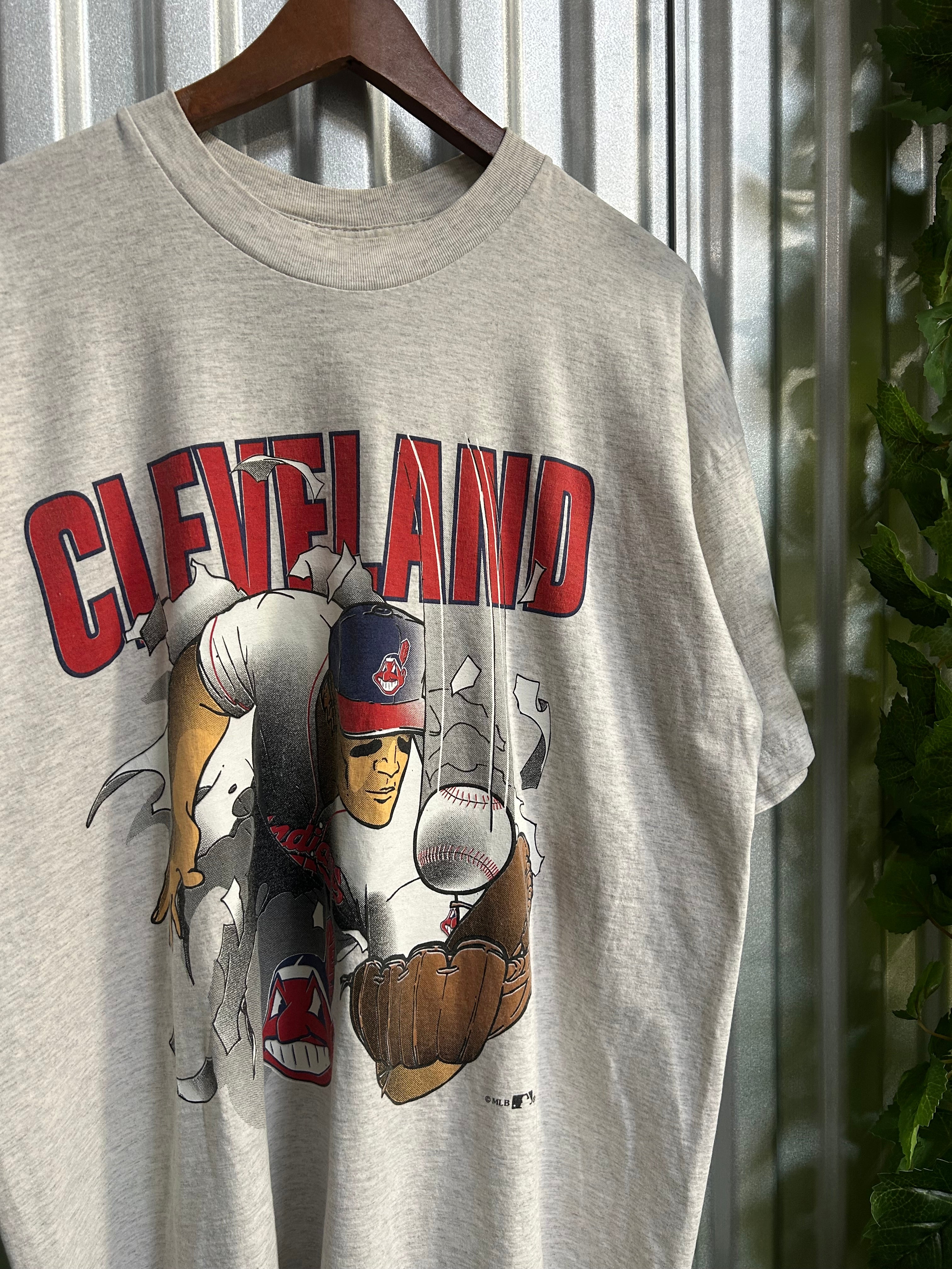 Vintage Cleveland Indians Breakthrough T-shirt - Size Large