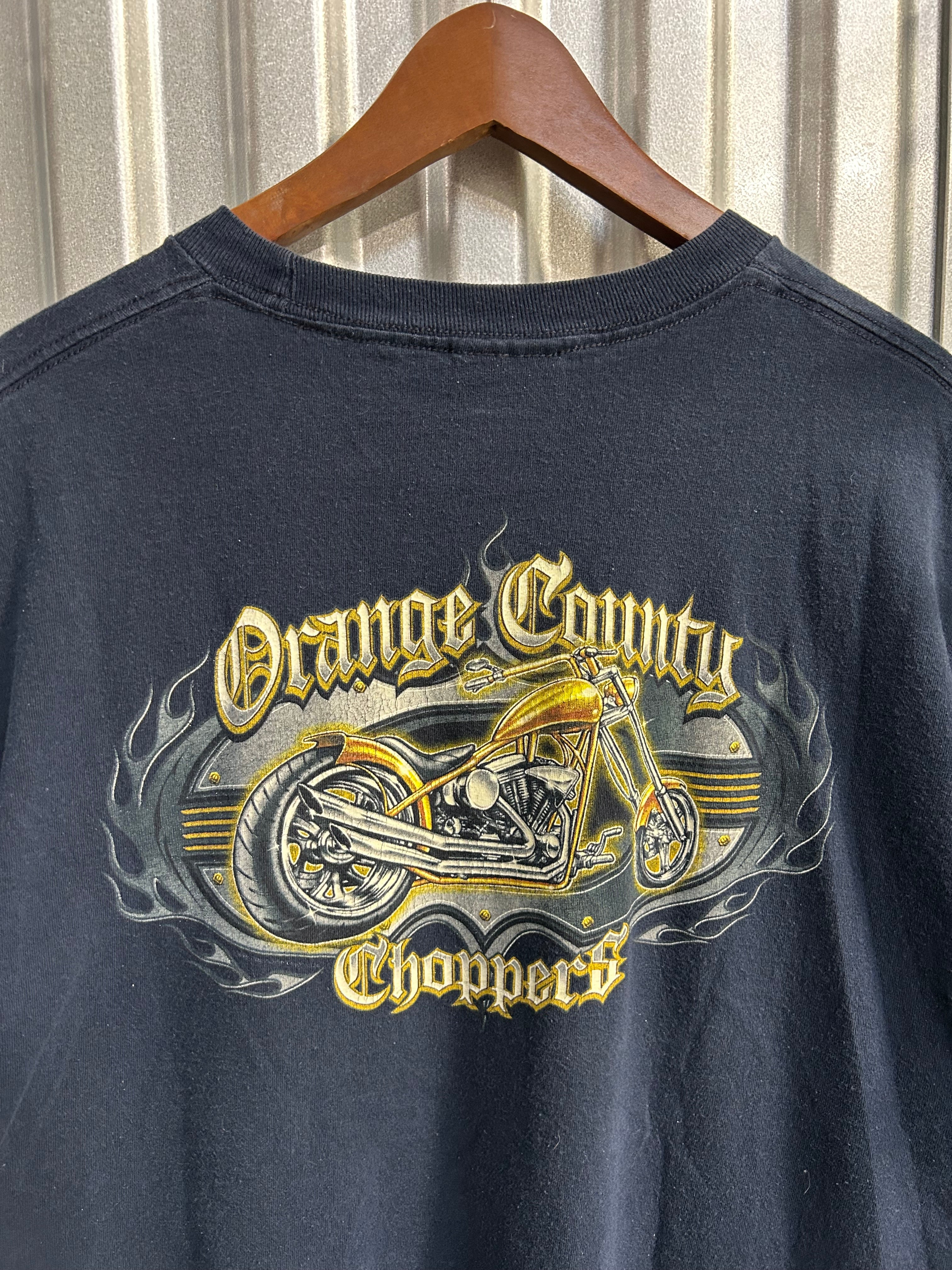 Vintage Orange County Choppers Biker T-shirt - Size Xl