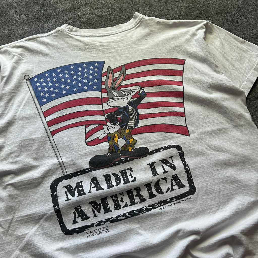 Vintage Warner Bros. Army & Navy Made In America AOP T-shirt