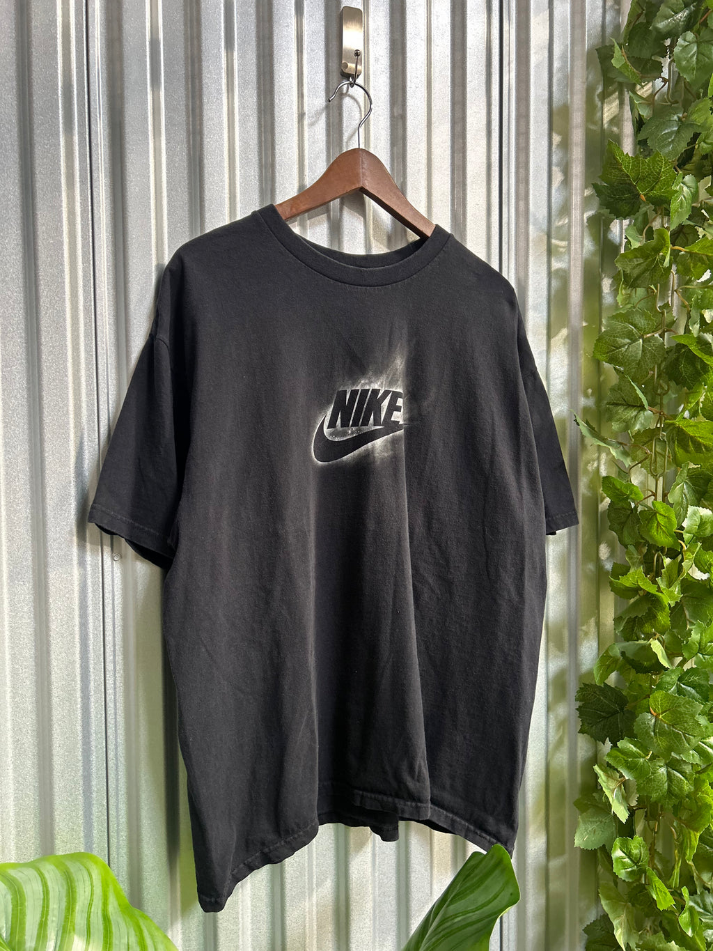 Vintage Nike Go Like Hell White Flame  Black T-shirt - Size XL