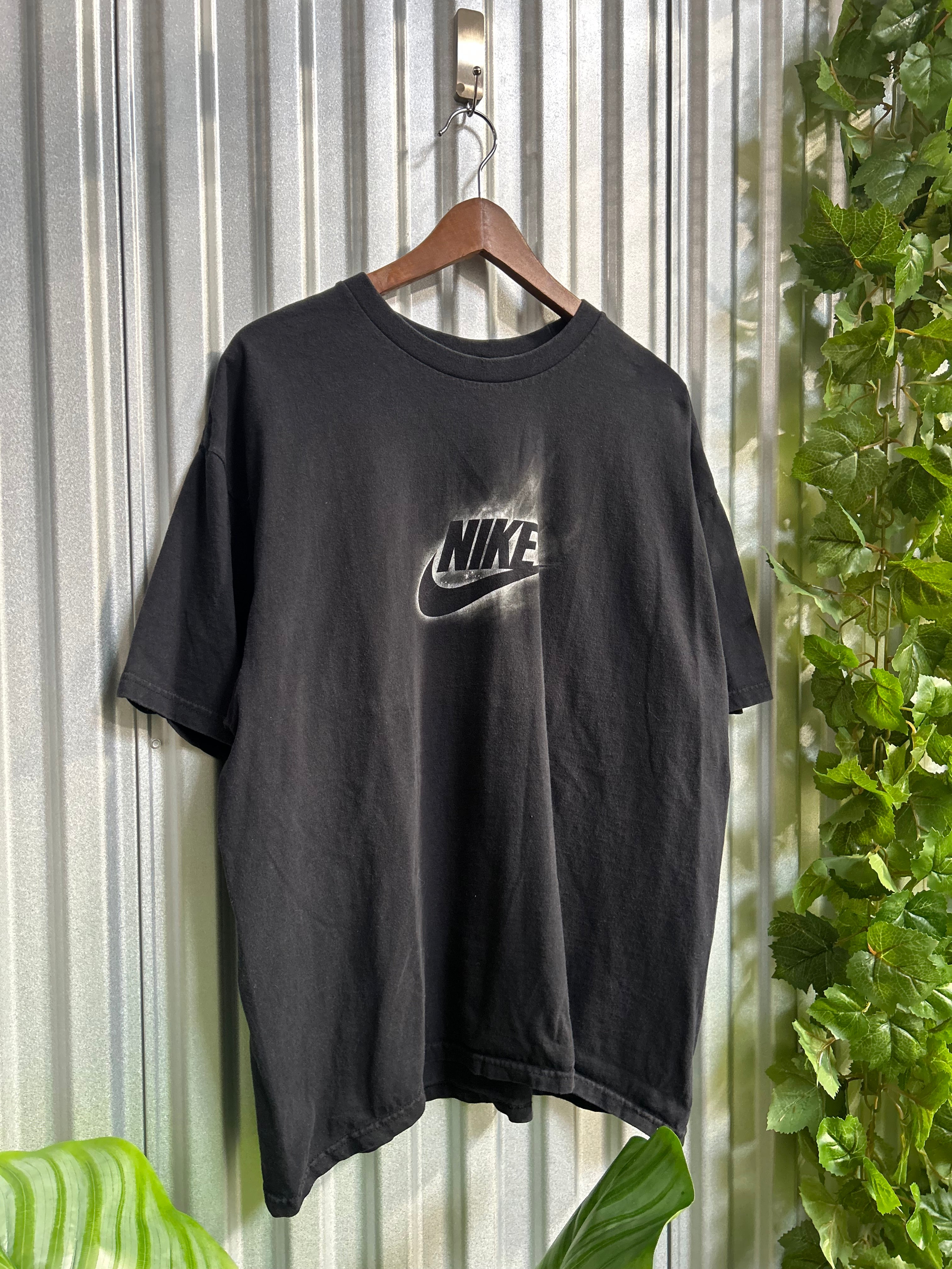 Vintage Nike Go Like Hell White Flame  Black T-shirt - Size XL