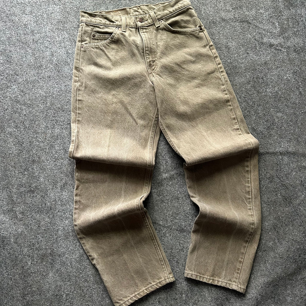Vintage Green Levi’s 550 Orange Tab Jeans