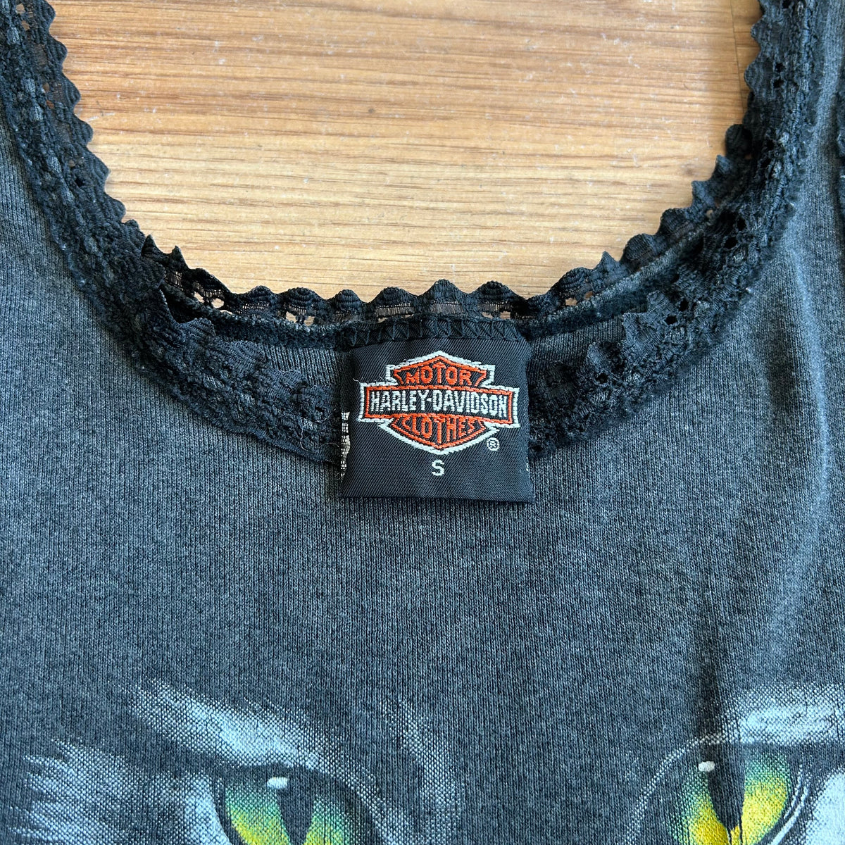 Vintage Harley Davidson 3D Emblem Women’s Tank Top - Size Small