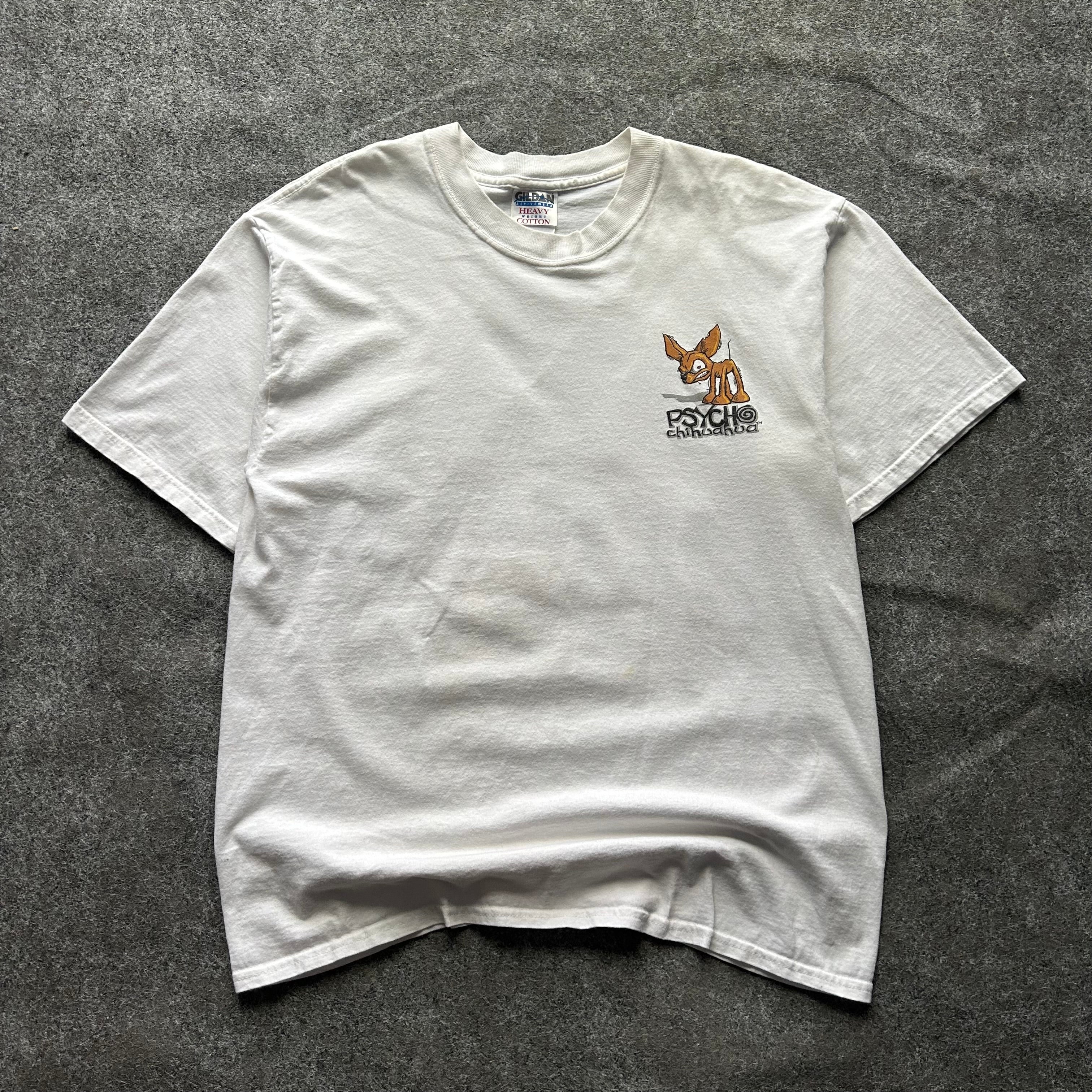 Vintage Adidas Psycho Chihuahua T-shirt