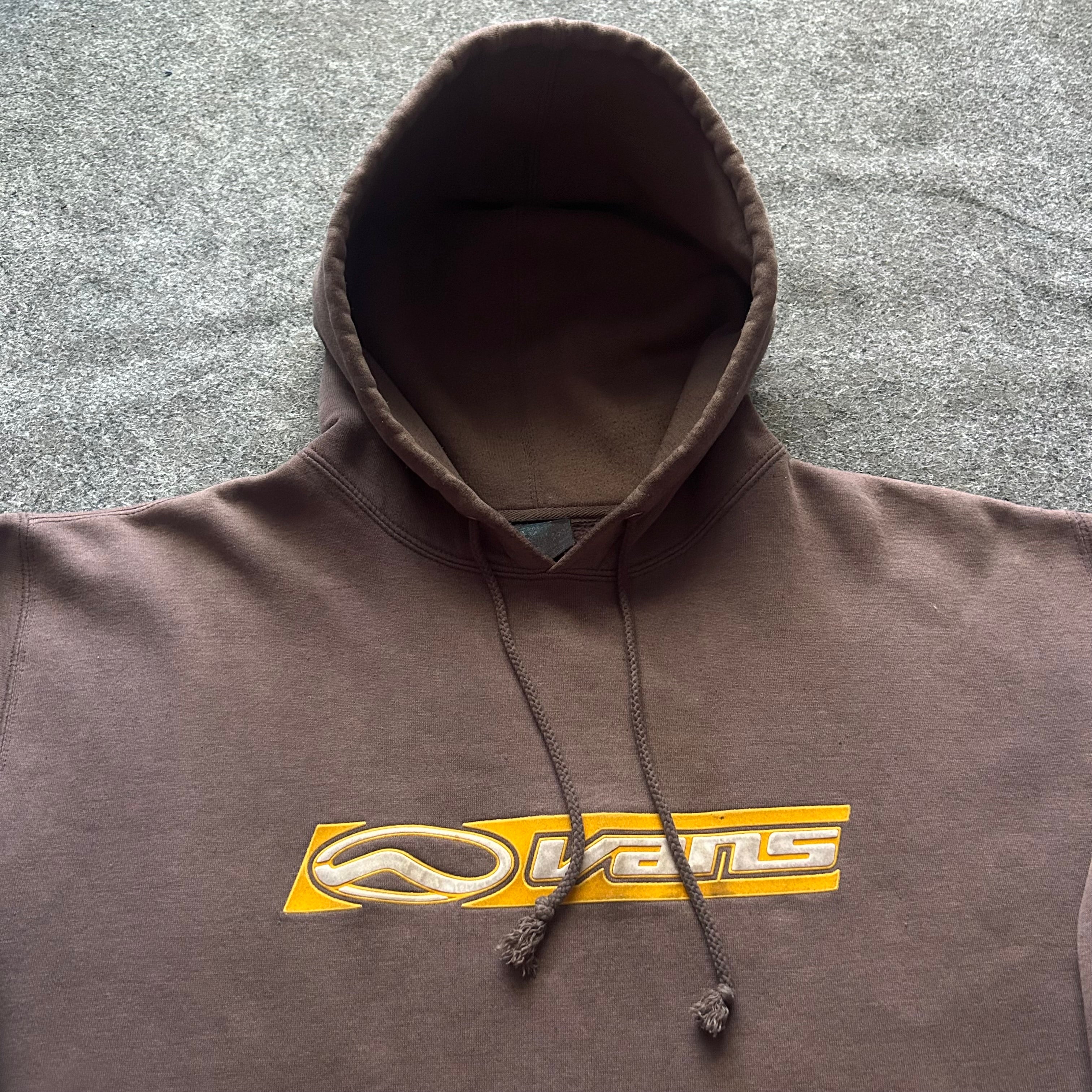 Vintage Distressed & Faded Vans Hoodie