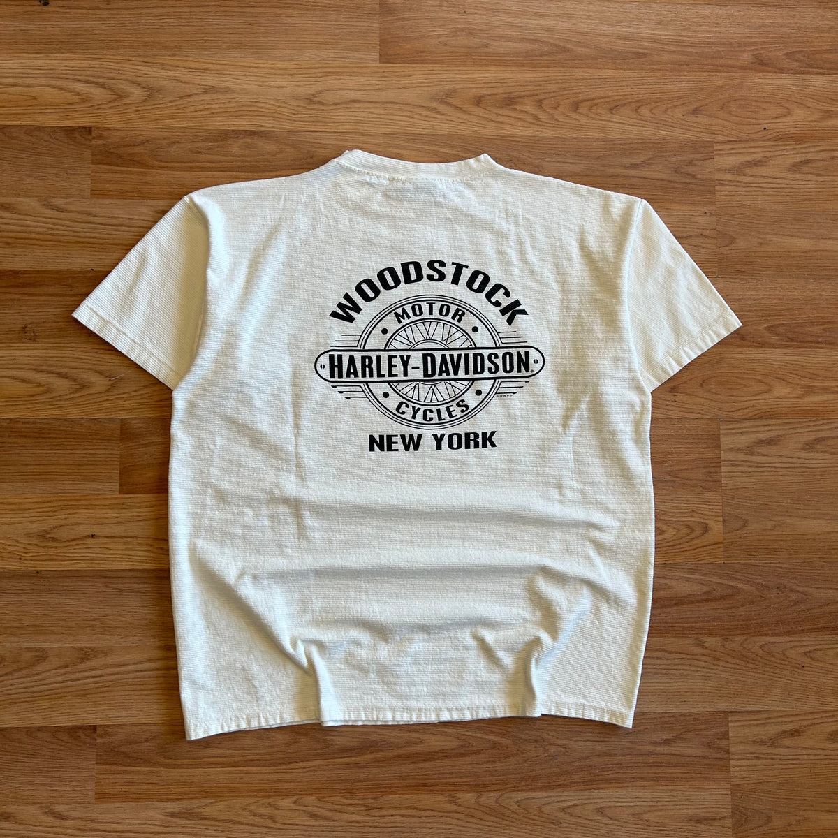 Vintage Harley Davidson Center Wing T-shirt - Size 2XL
