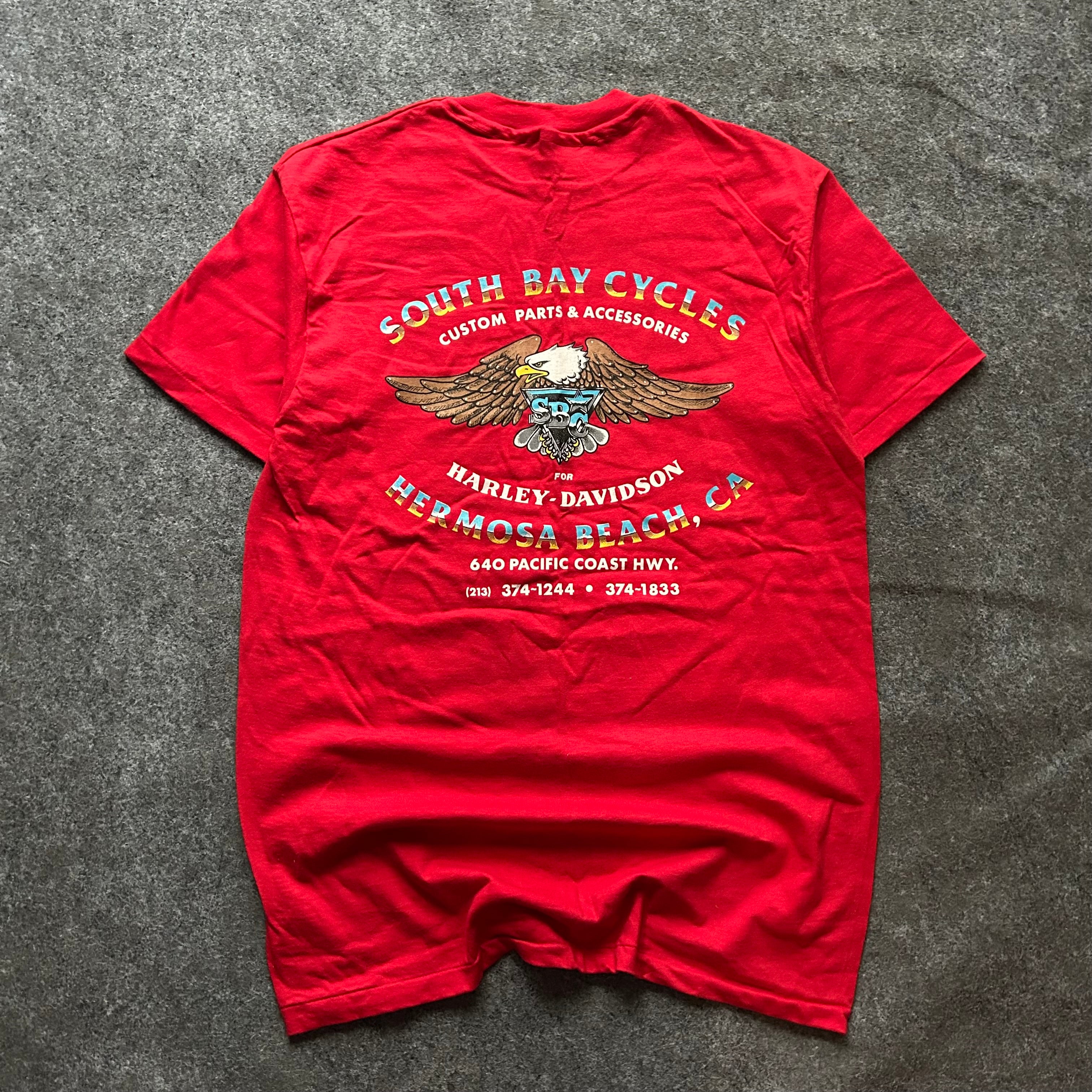 Vintage Harley Davidson South Bay Cycles T-shirt