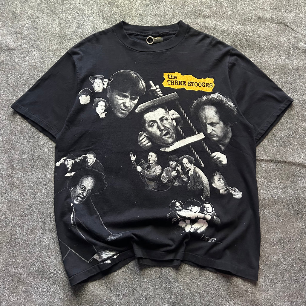 Vintage The Three Stooges AOP Wrap Around T-shirt