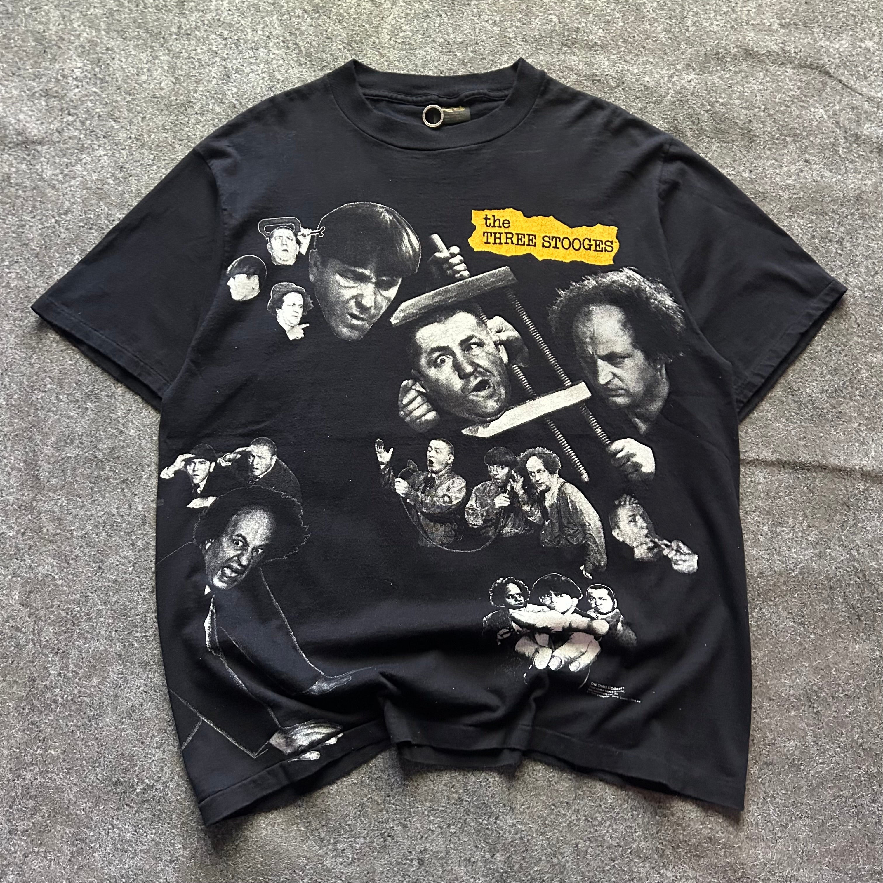 Vintage The Three Stooges AOP Wrap Around T-shirt
