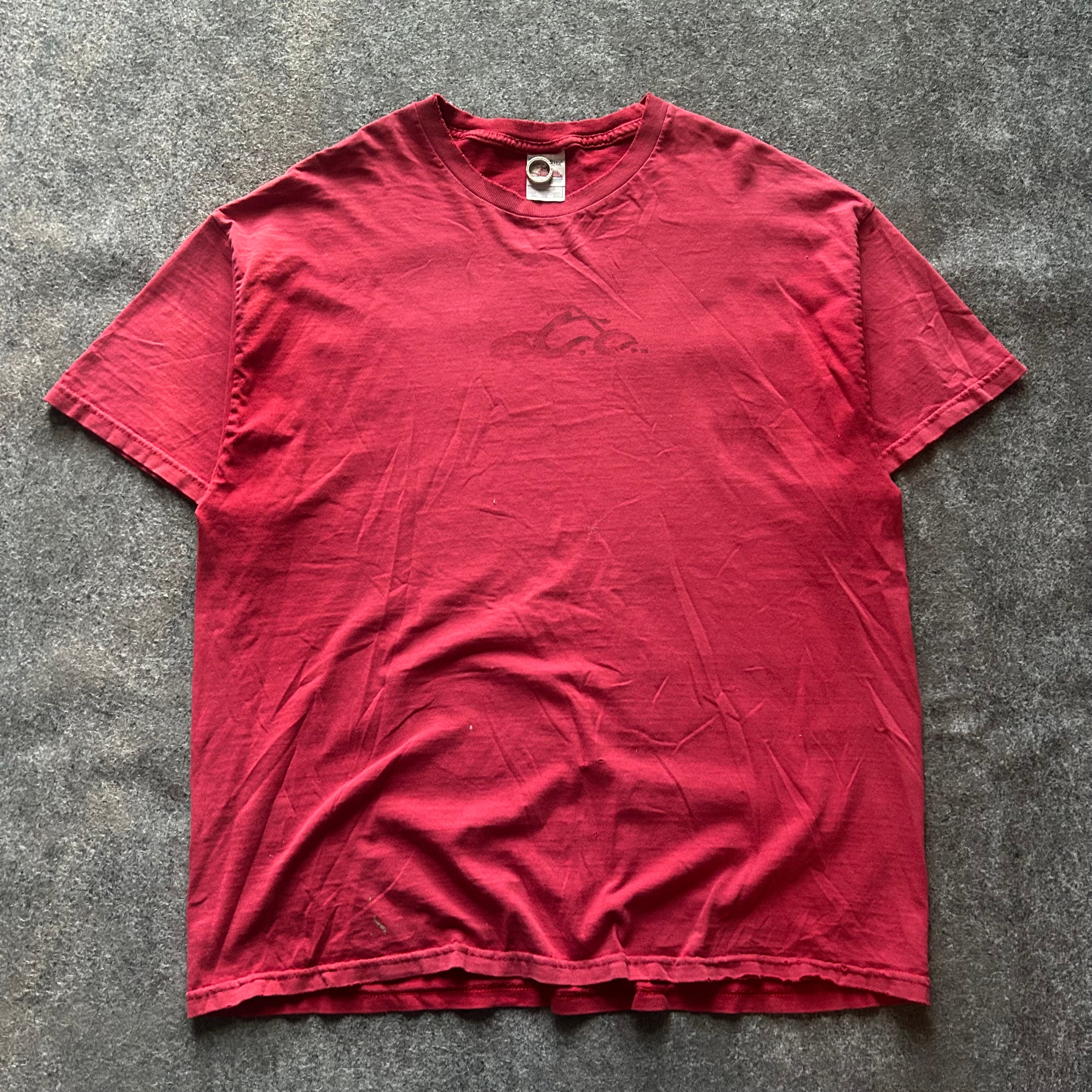 Vintage Distressed Orange County Choppers Red T-shirt