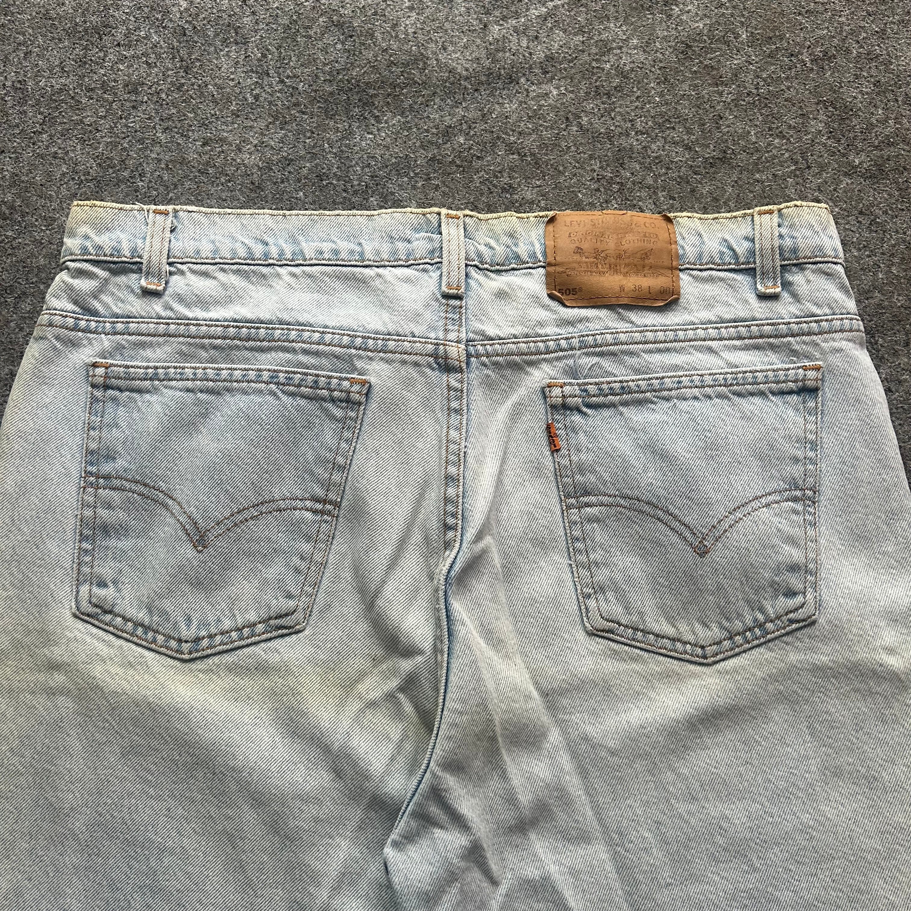 Vintage Faded Blue Levi’s Orange Tab Jorts