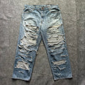 Vintage Thrashed Silvertab Baggy Levi’s Blue Jeans