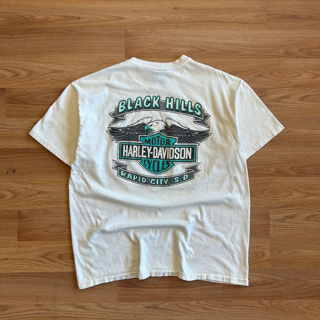 Vintage Harley Davidson Sturgis Black Hills Tribal T-shirt - Size XL
