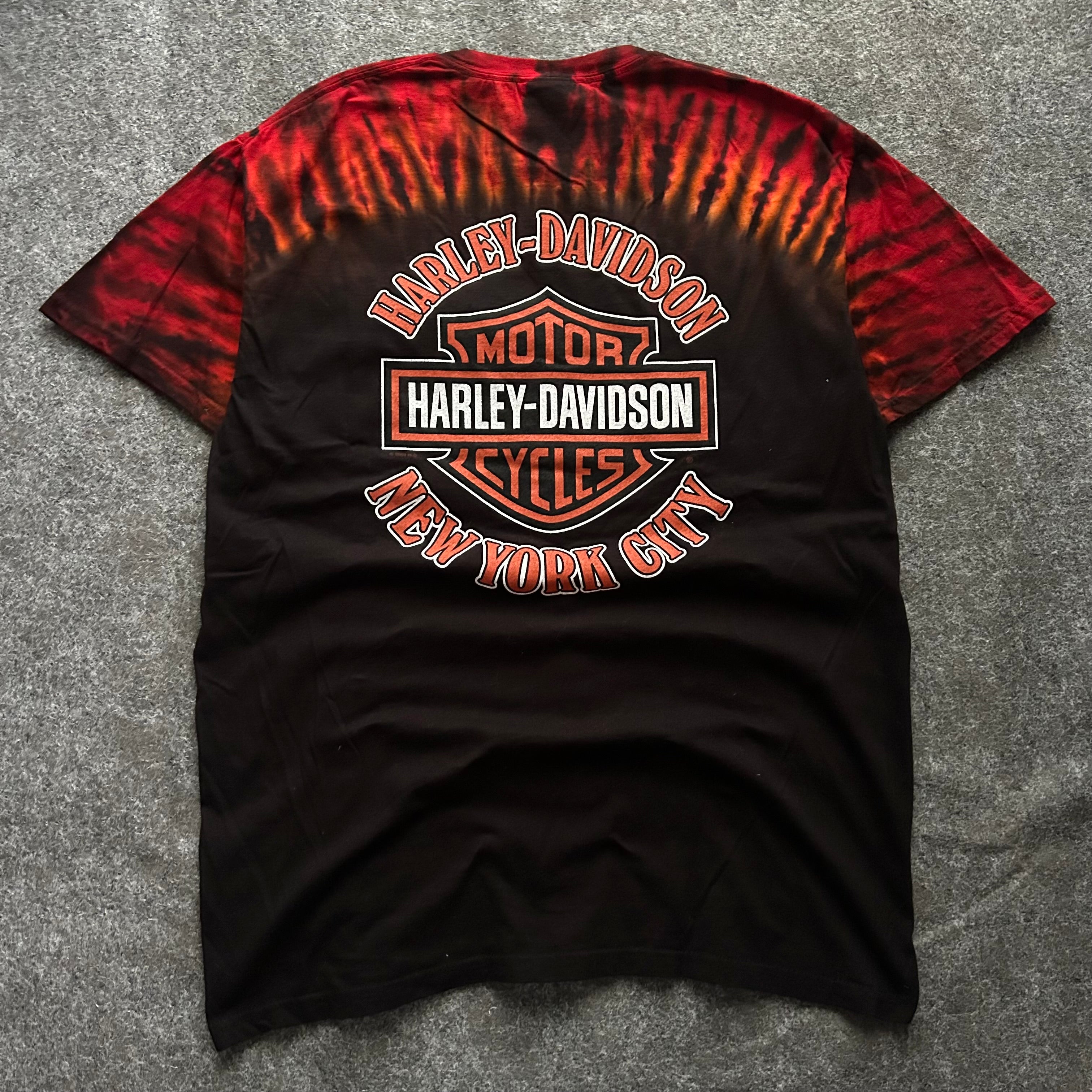Vintage Harley Davidson New York City Tie-Dye T-shirt