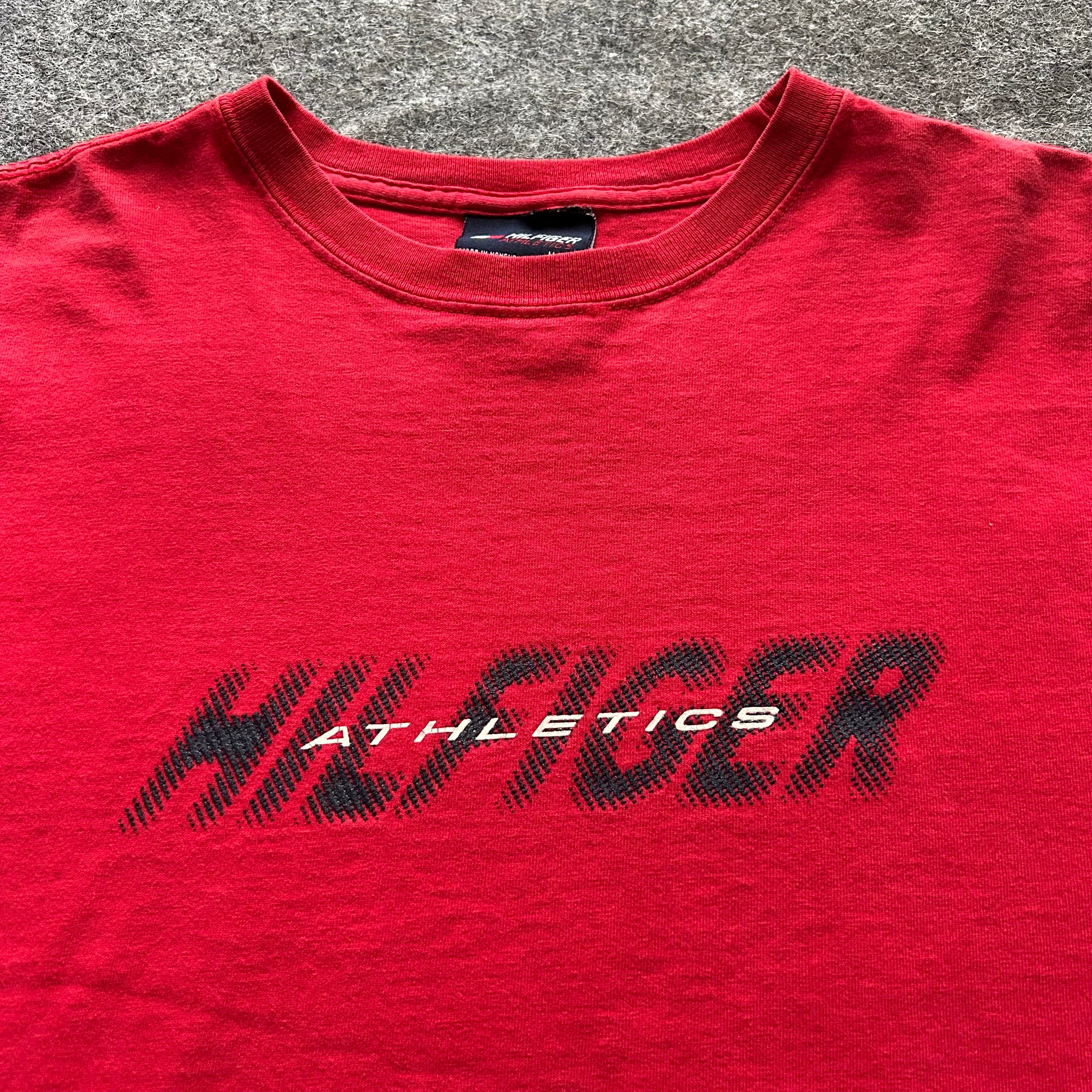 Vintage Tommy Hilfiger Athletics Long Sleeve Spell Out Shirt