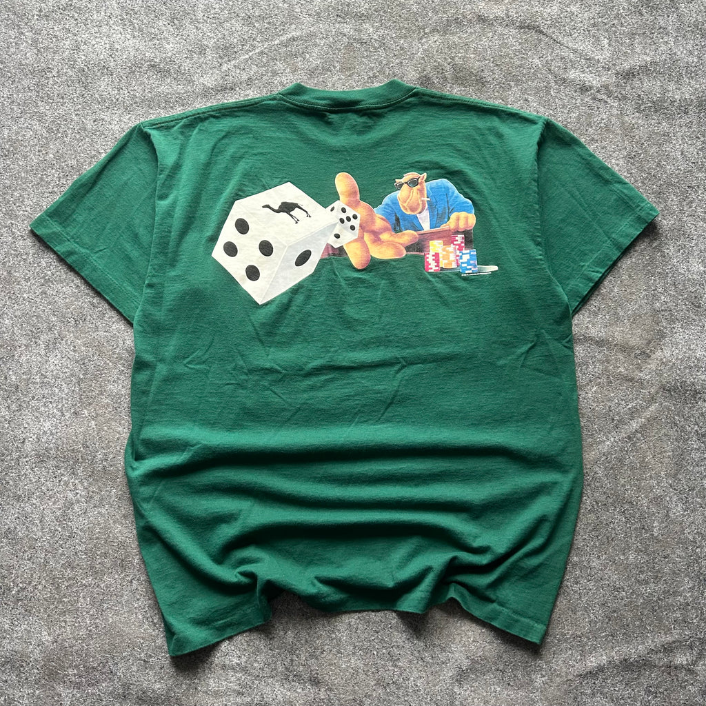 Vintage Camel Cigarettes Casino Dice Pocket T-shirt
