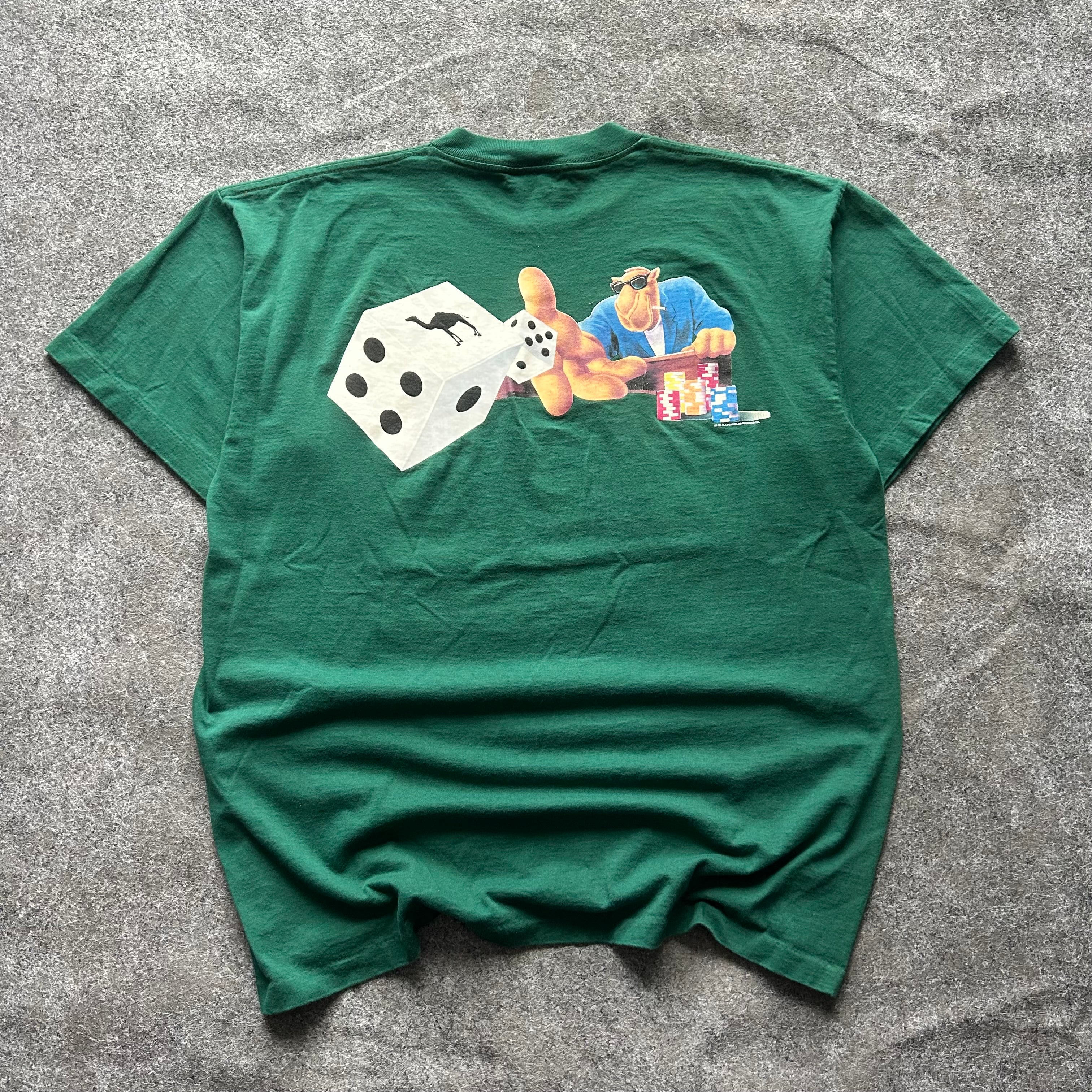 Vintage Camel Cigarettes Casino Dice Pocket T-shirt