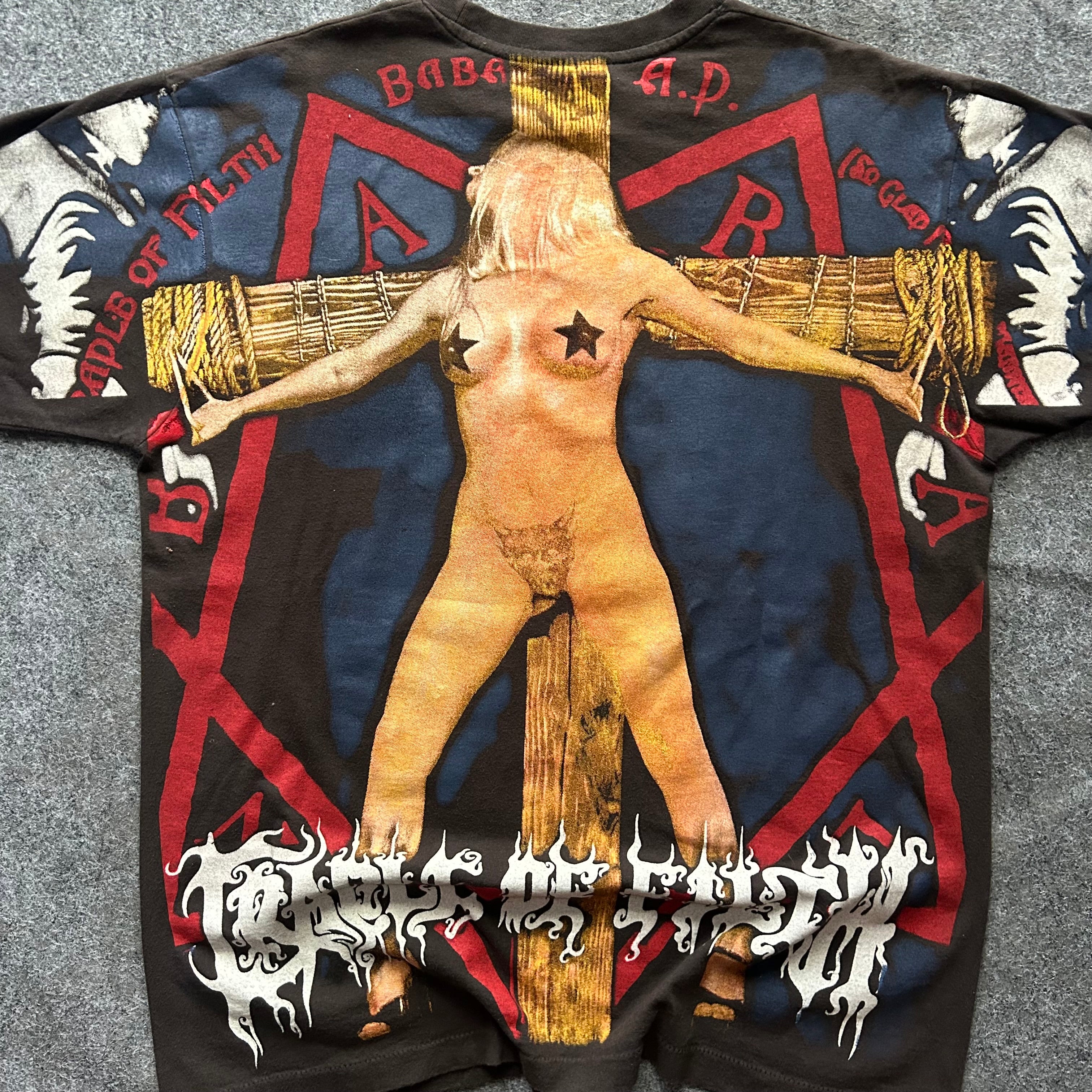 Vintage Cradle Of Filth AOP Band T-shirt