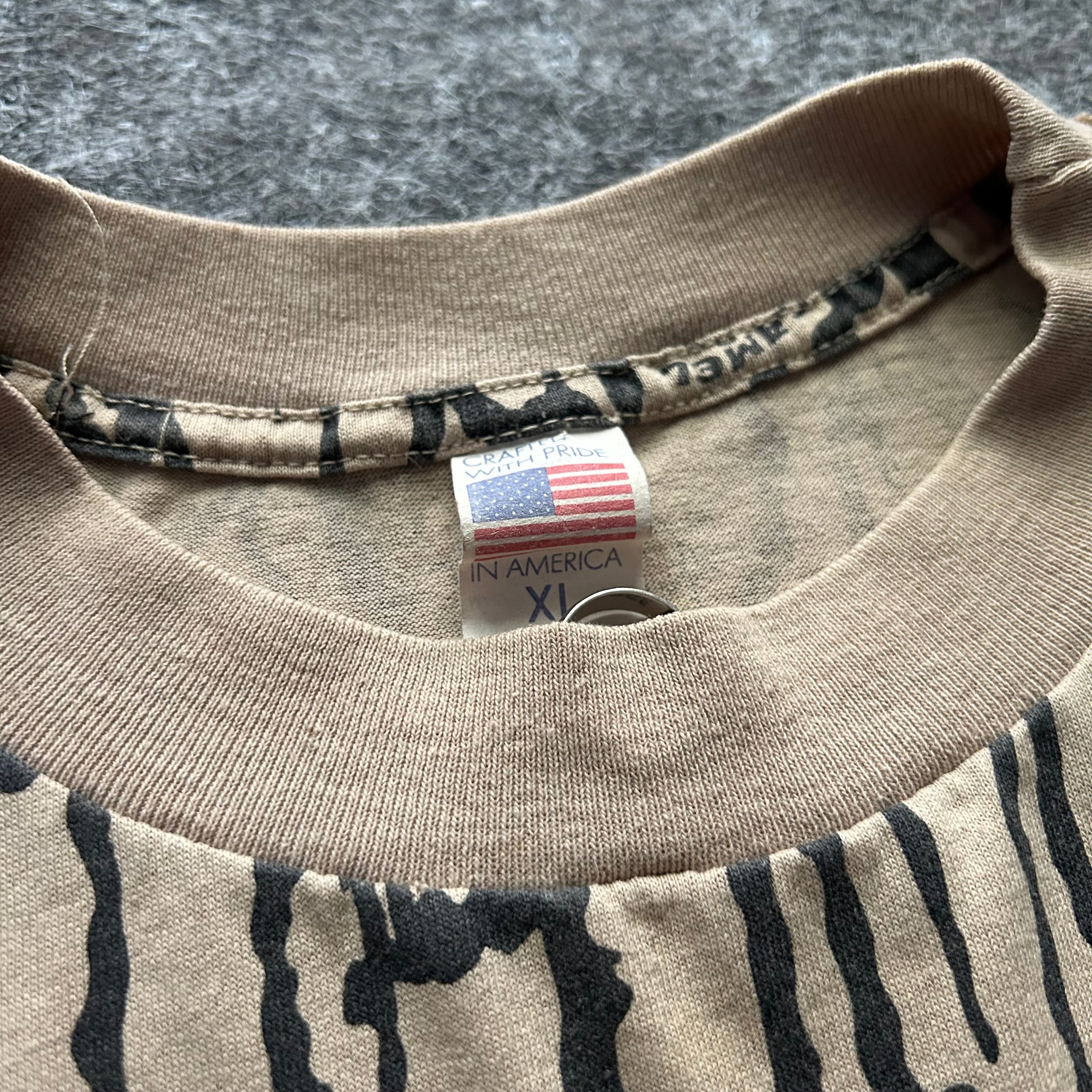 Vintage Camel Cigarettes Camouflage T-shirt