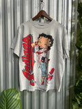 Vintage Cleveland Indians Betty Boop T-shirt - Size Large