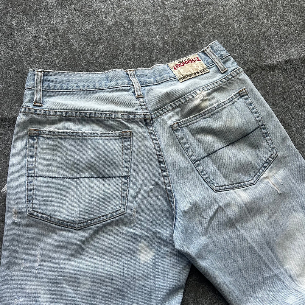 Vintage Distressed Aeropostale Bootcut Jeans
