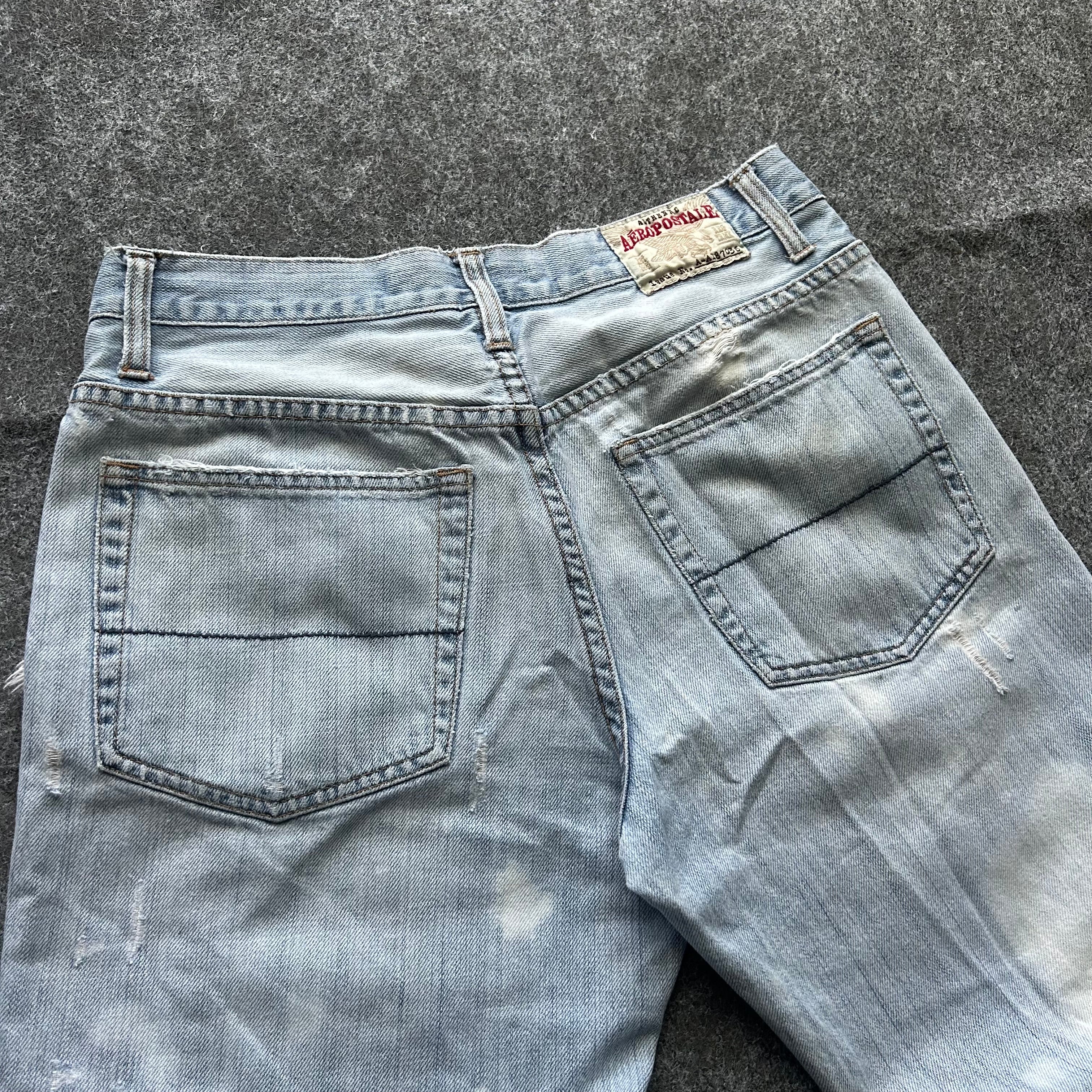 Vintage Distressed Aeropostale Bootcut Jeans