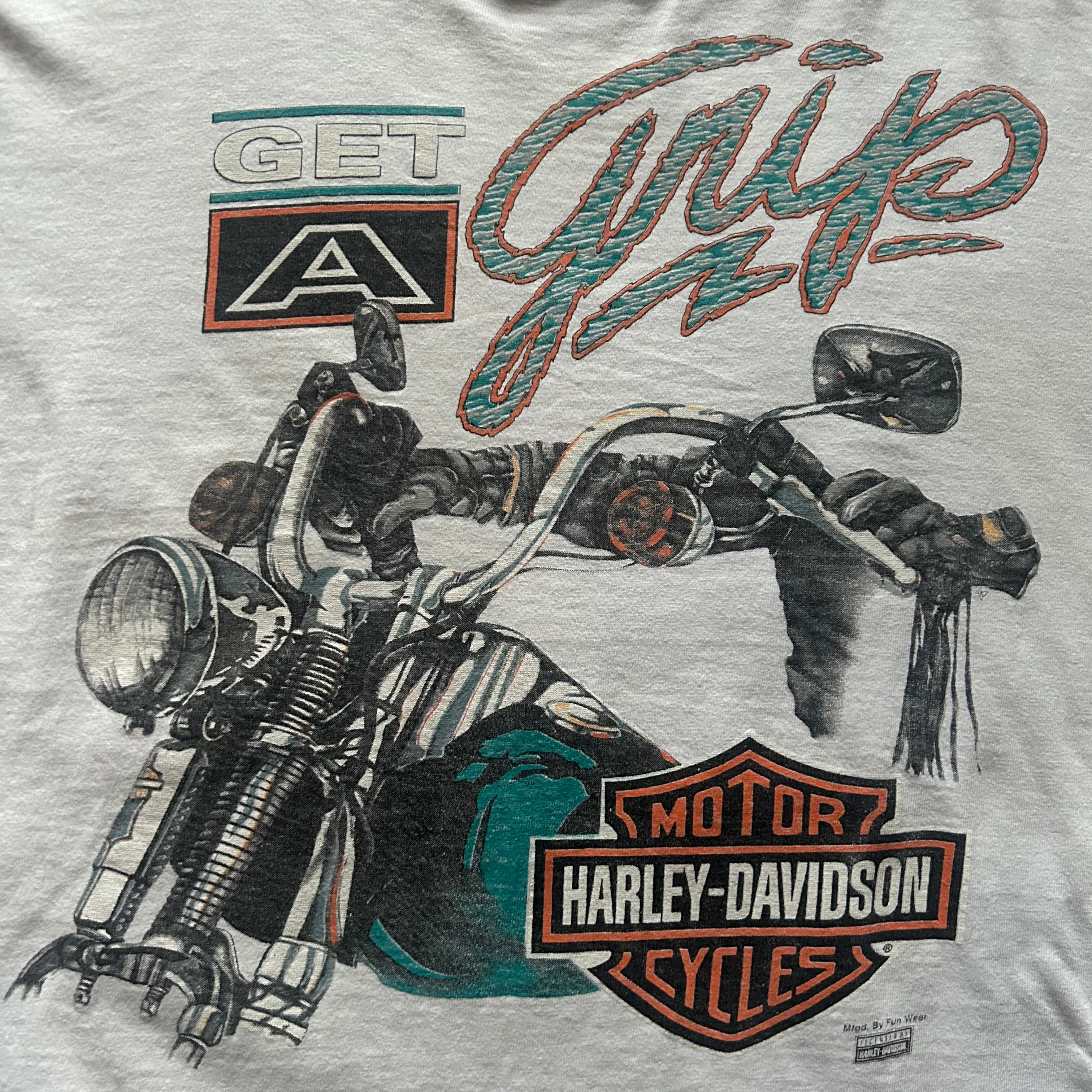 Vintage Harley Davidson Get A Grip Longsleeve Shirt