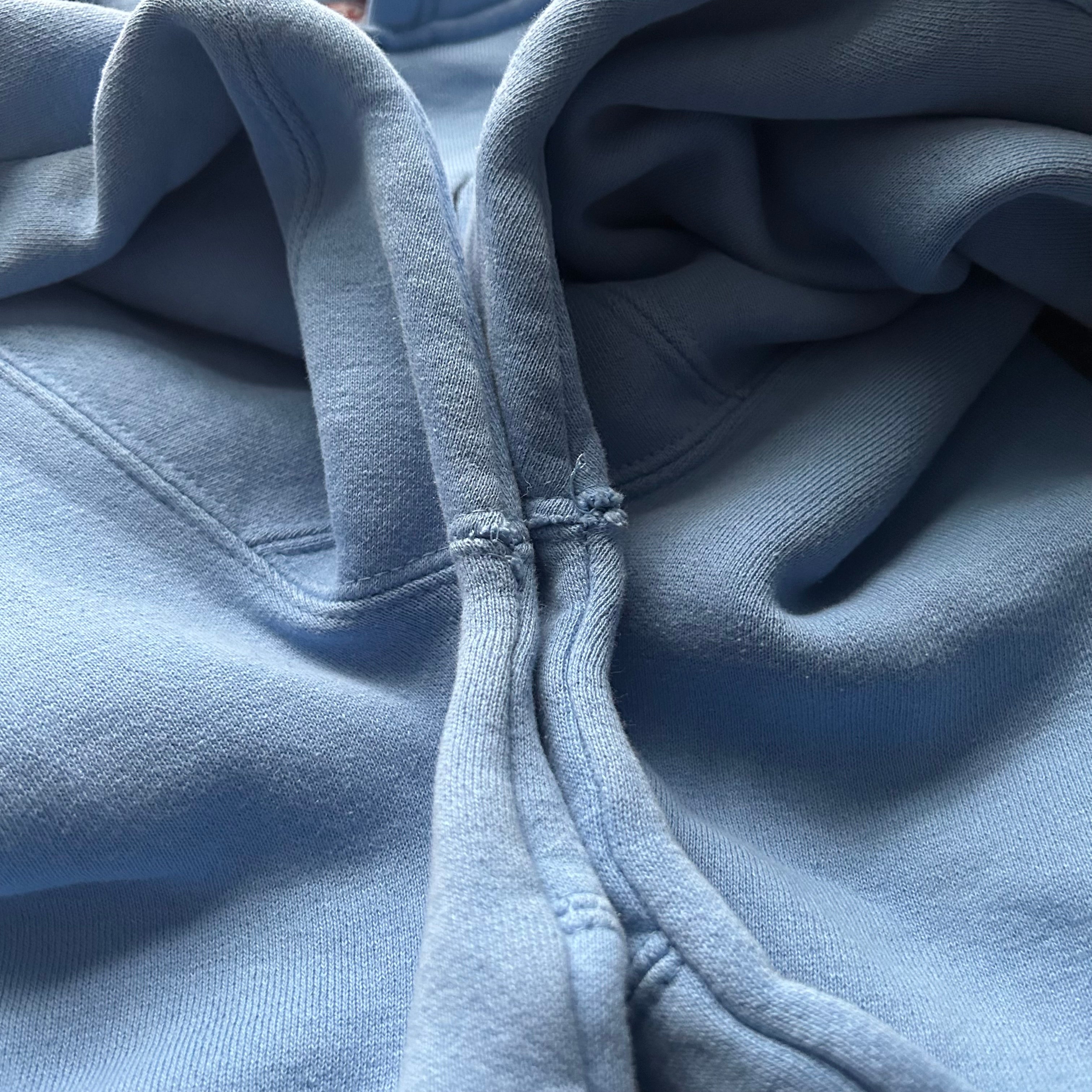 Vintage JNCO Tribal Embroidered Baby Blue Hoodie
