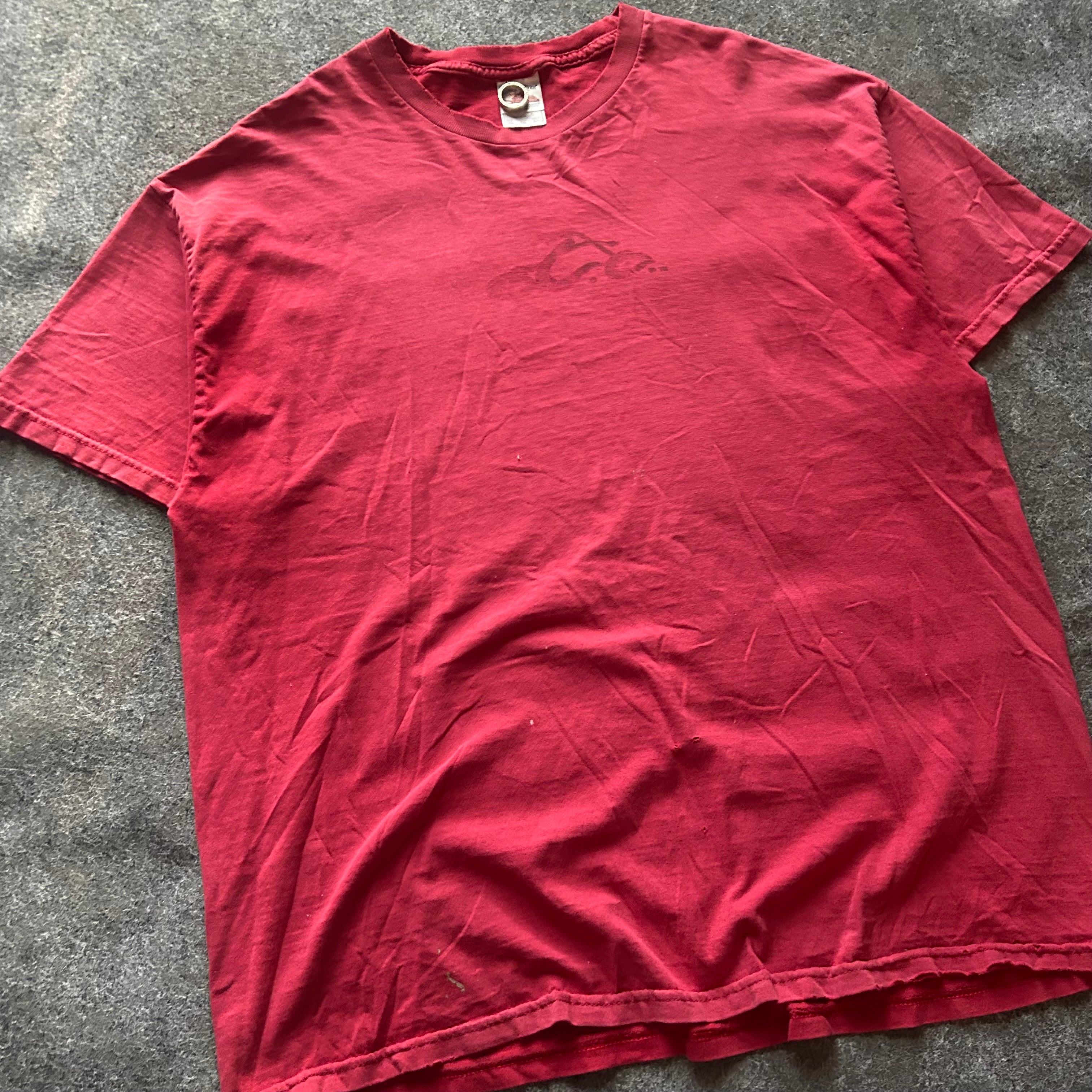 Vintage Distressed Orange County Choppers Red T-shirt