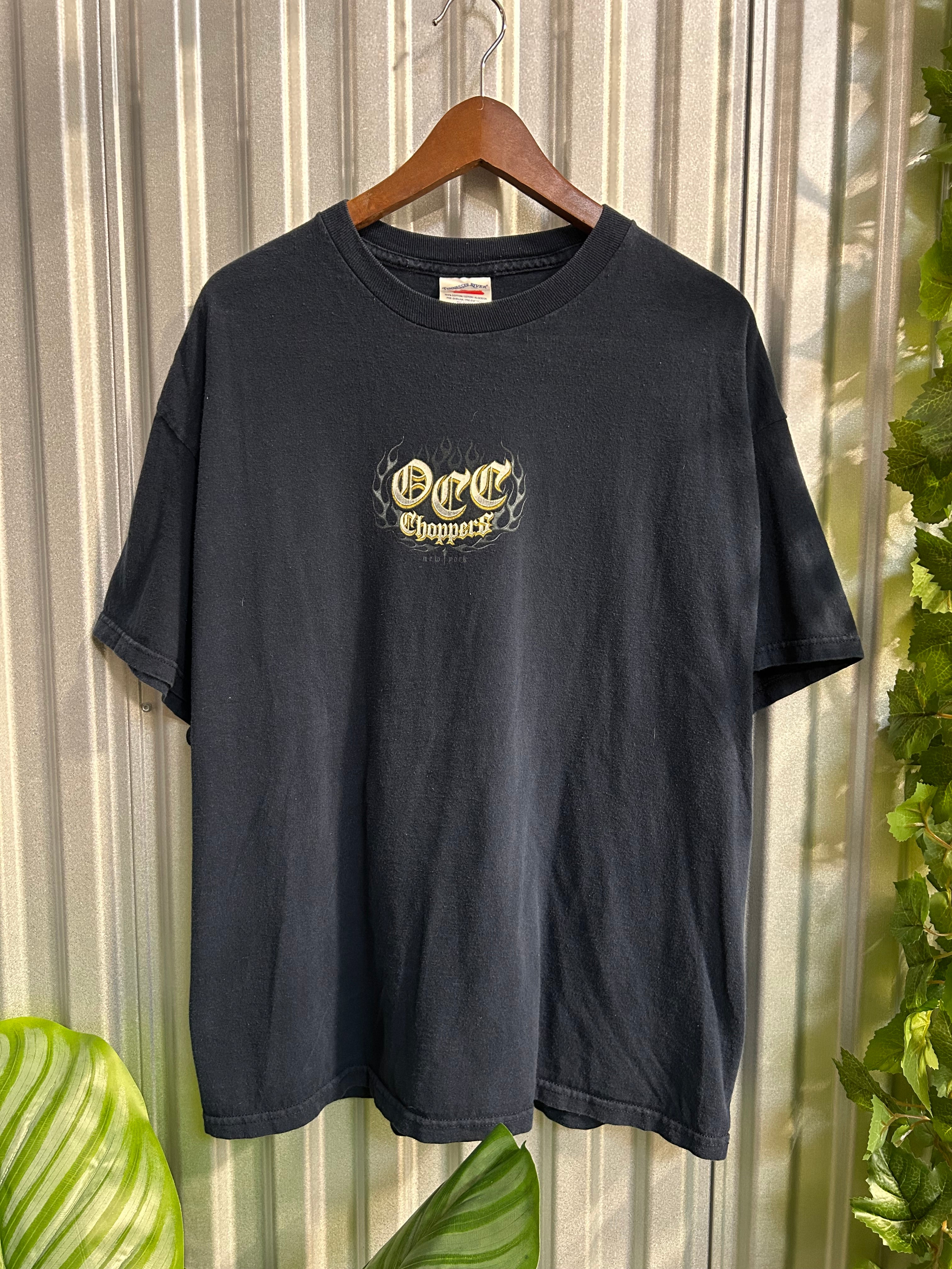 Vintage Orange County Choppers Biker T-shirt - Size Xl