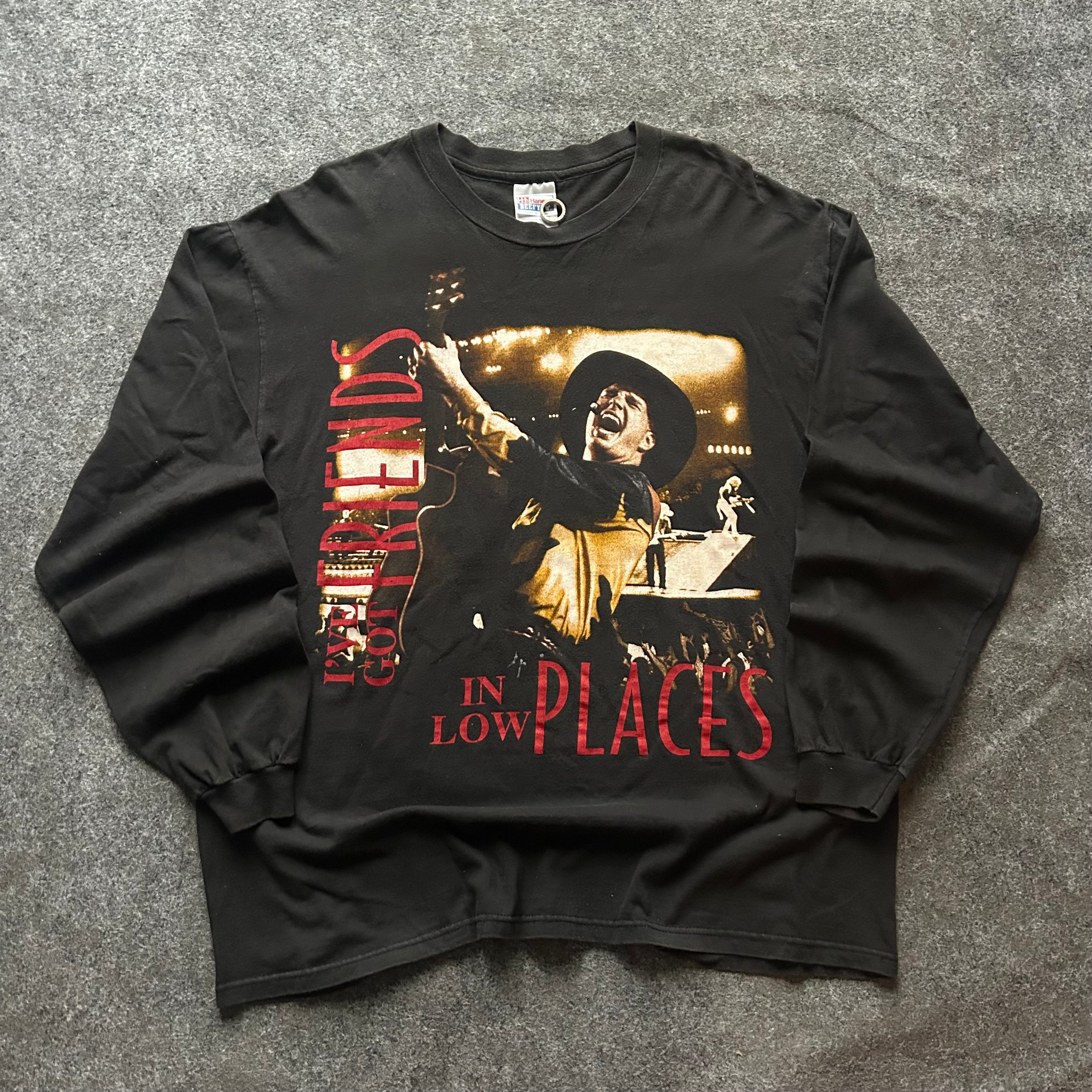 Vintage Garth Brooks Friends In Low Places Long Sleeve Shirt