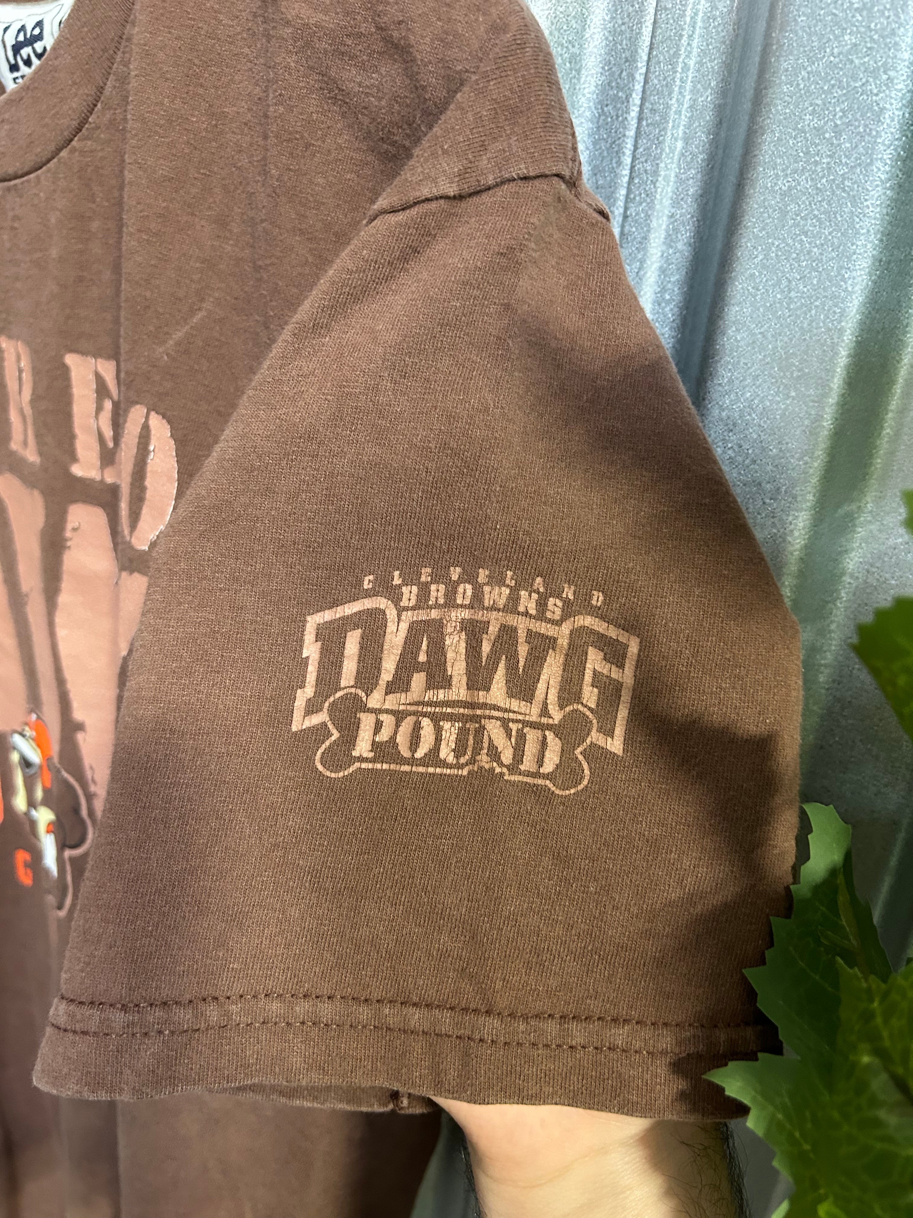 Vintage Cleveland Browns Dawg Pound T-shirt - Size Medium