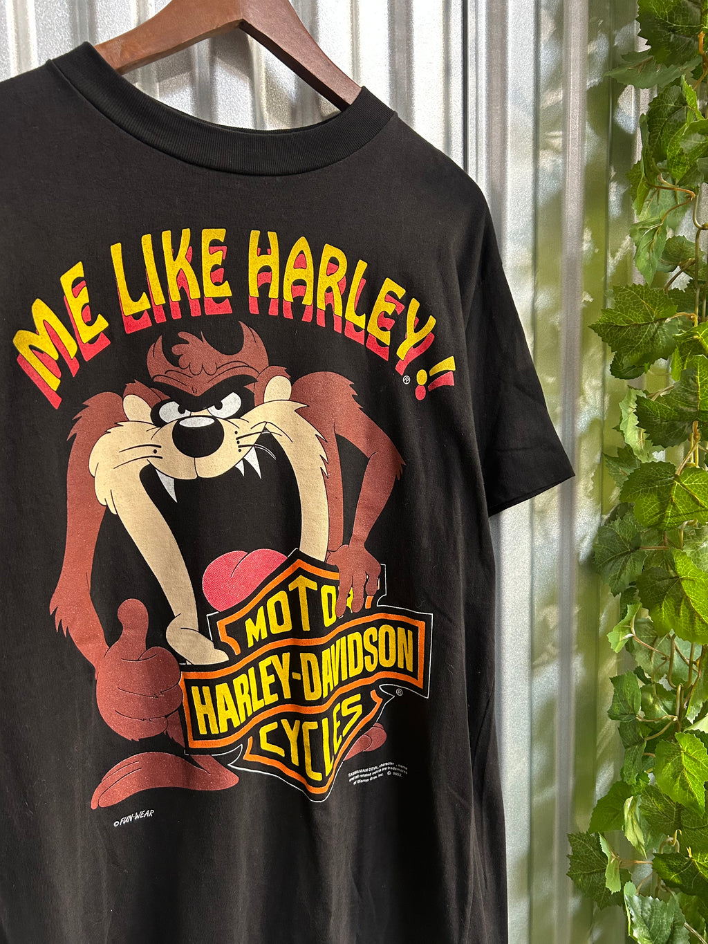 Vintage Harley Davidson Tasmanian Devil T-shirt - Size Large